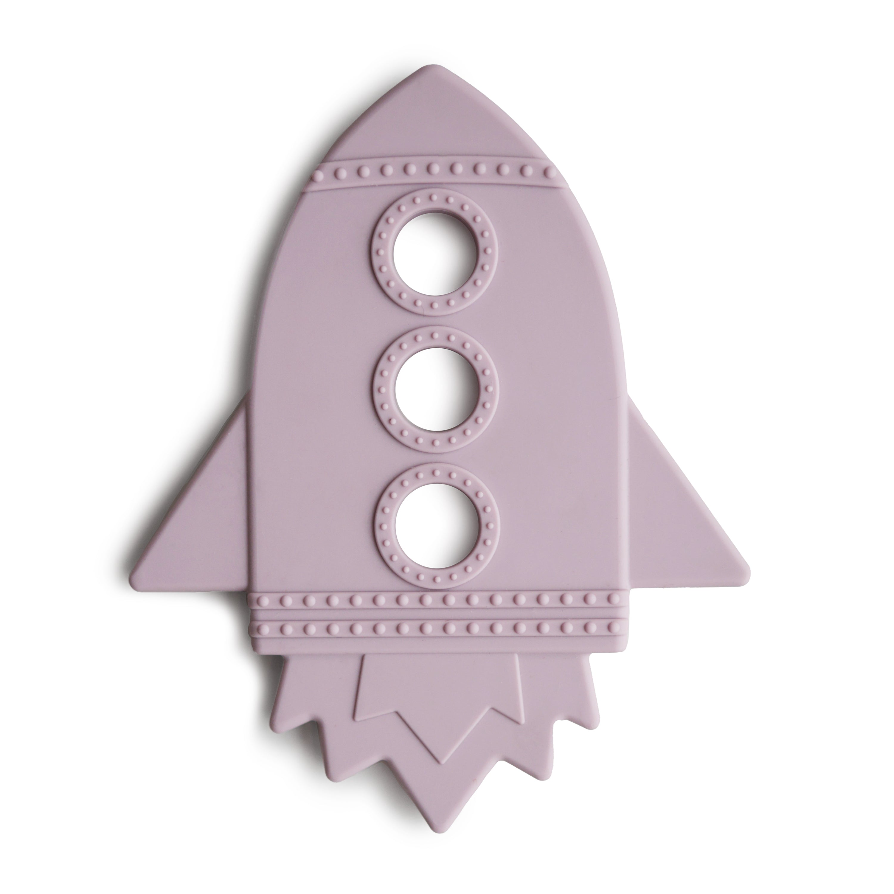 Mushie Mushie - Baby Rocket Teether (Soft Lilac) Comforter & teether