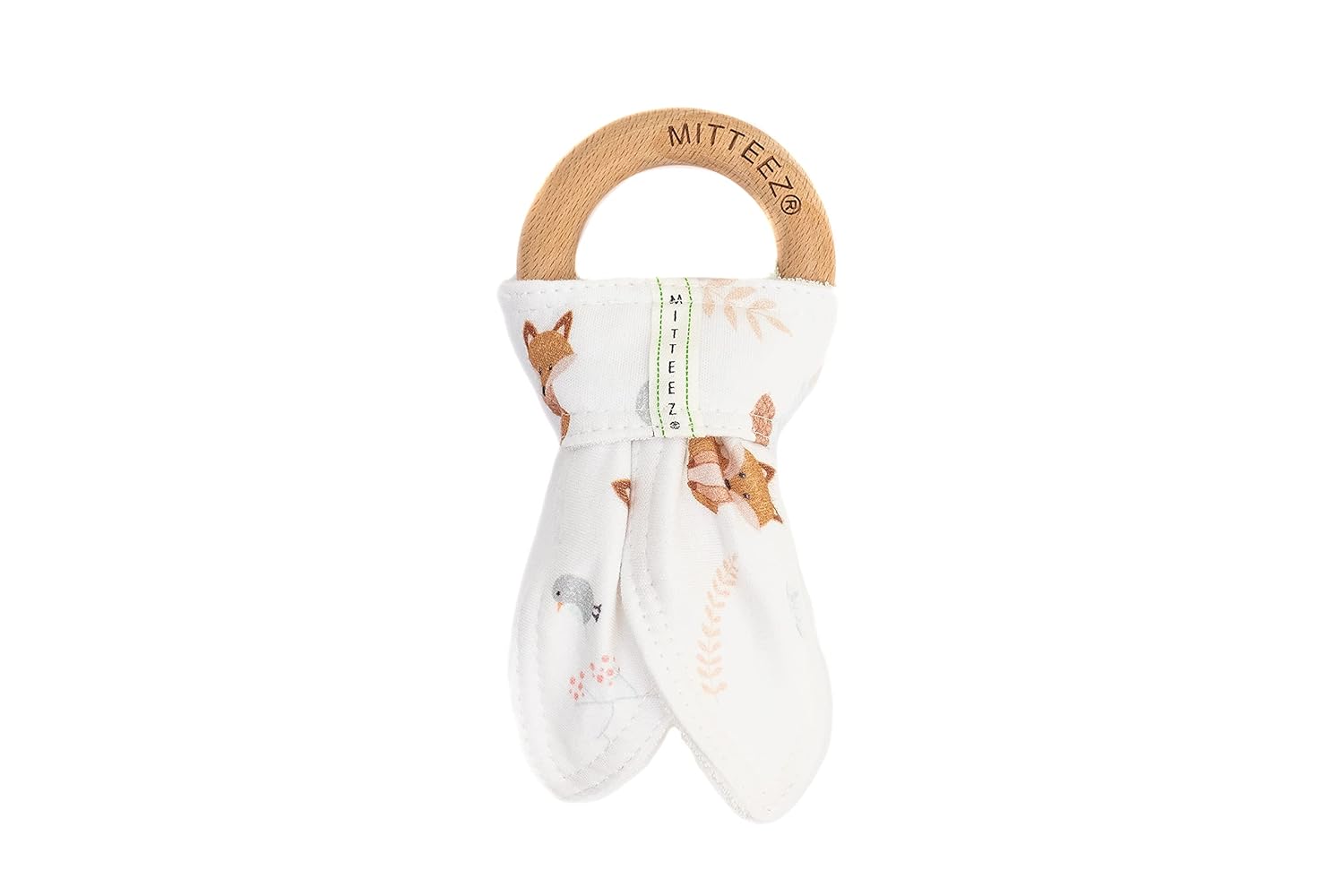 MITTEEZ MITTEEZ Organic Baby Woody Teether - Woodland Friends Finely the Fox Comforter & teether