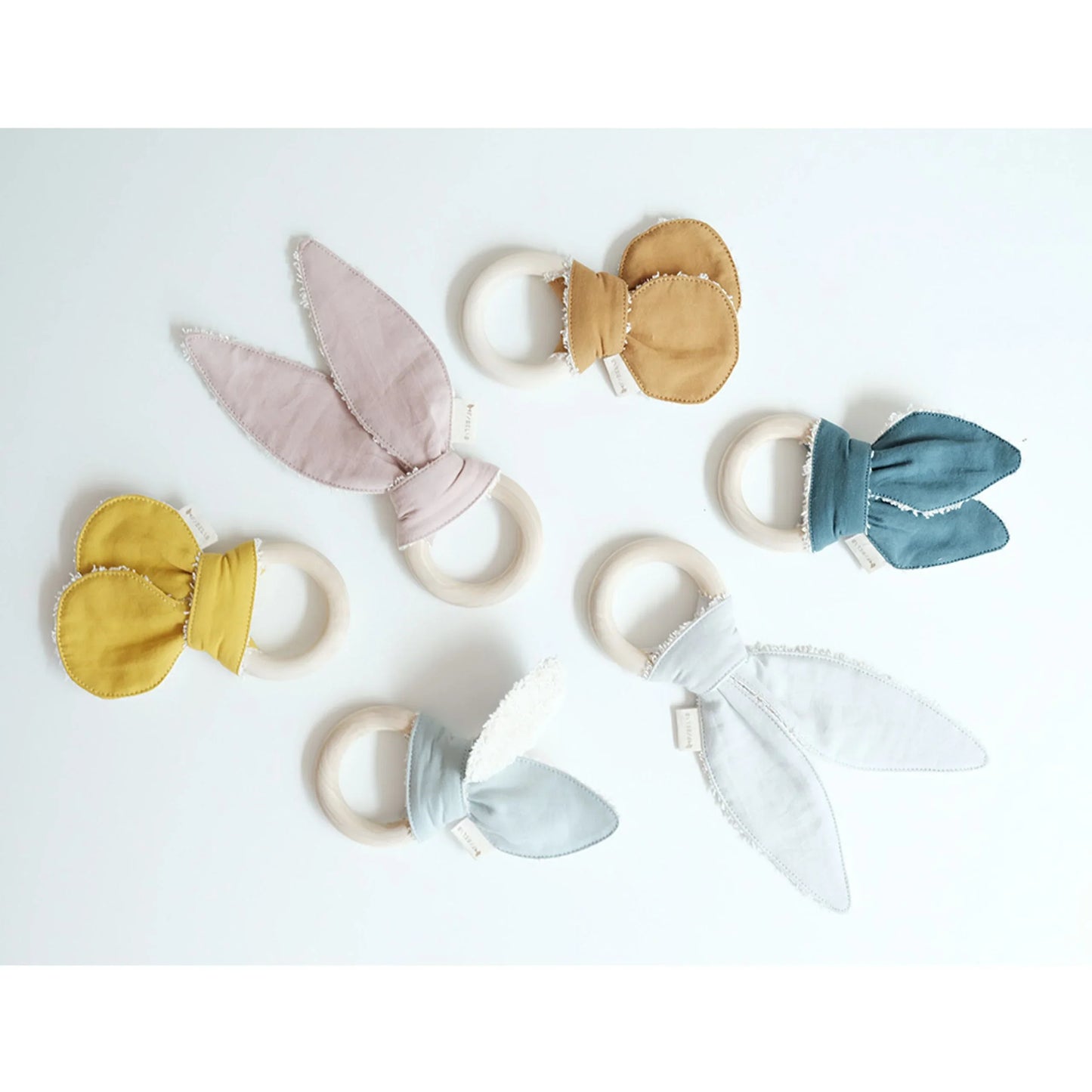 FABELAB Fabelab -Teether - Bunny - Mauve Comforter & teether