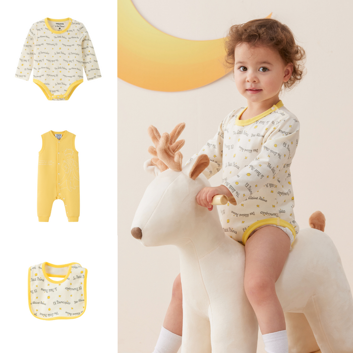 Vauva x Le Petit Prince - Baby Unisex Set (Yellow)-set image