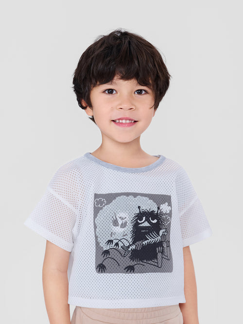 Boys Stinky Print Layered Mesh T-Shirt Set