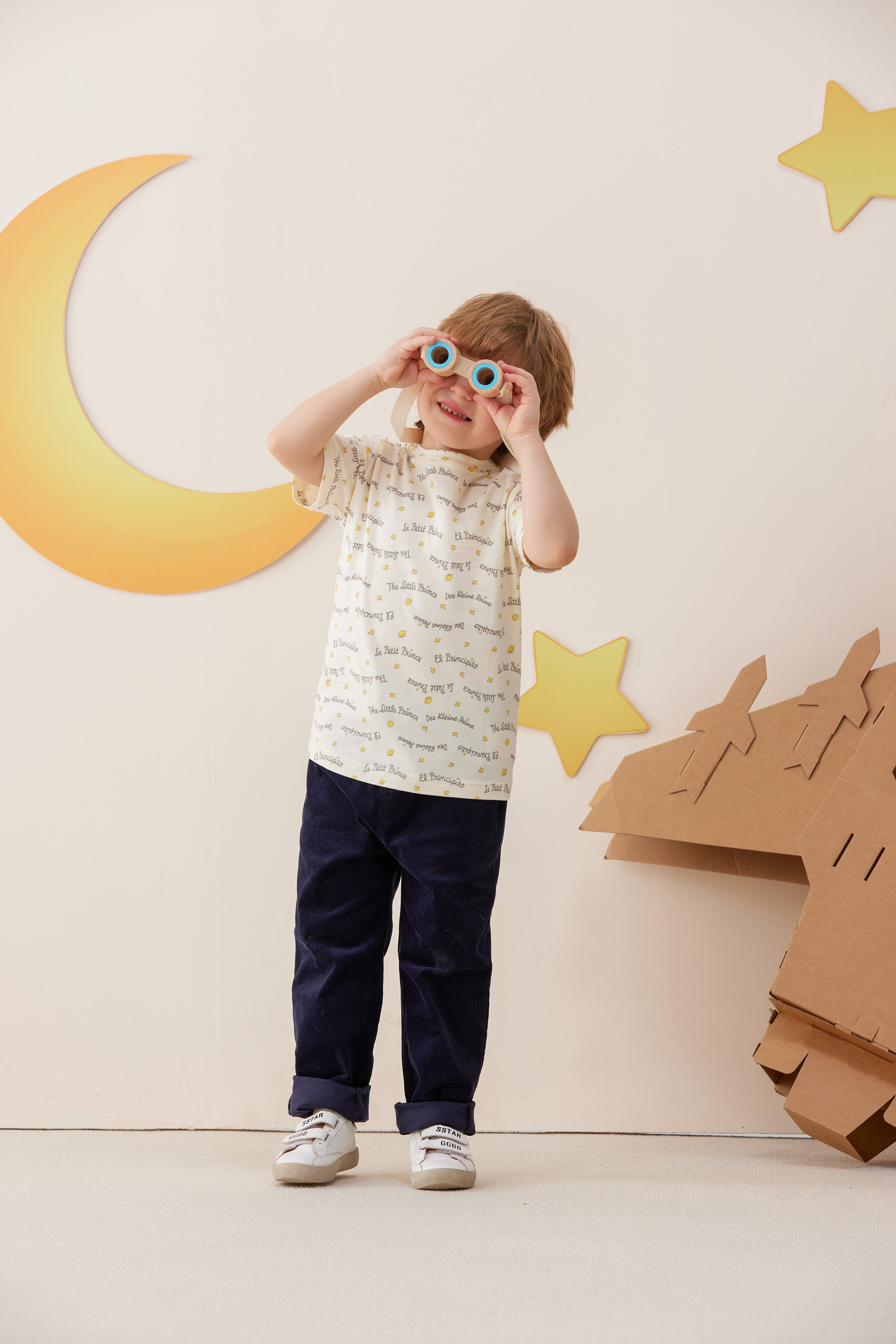 Vauva x Le Petit Prince Vauva x Le Petit Prince - kids Sweater & T-shirt (2 piece Set/Yellow) T-shirt