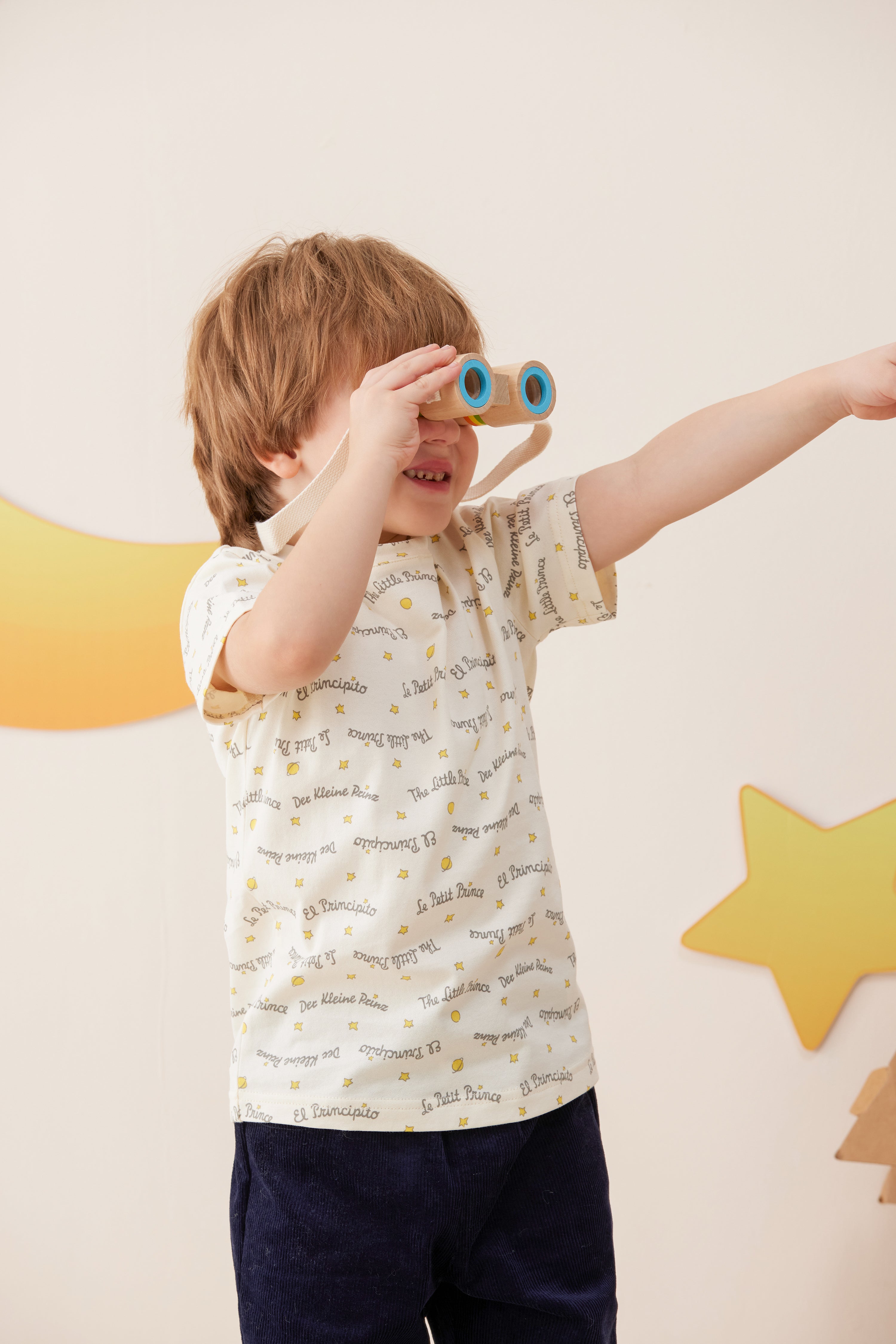 Vauva x Le Petit Prince Vauva x Le Petit Prince - Boys Sweater & T-shirt (2 piece Set/Blue) T-shirt