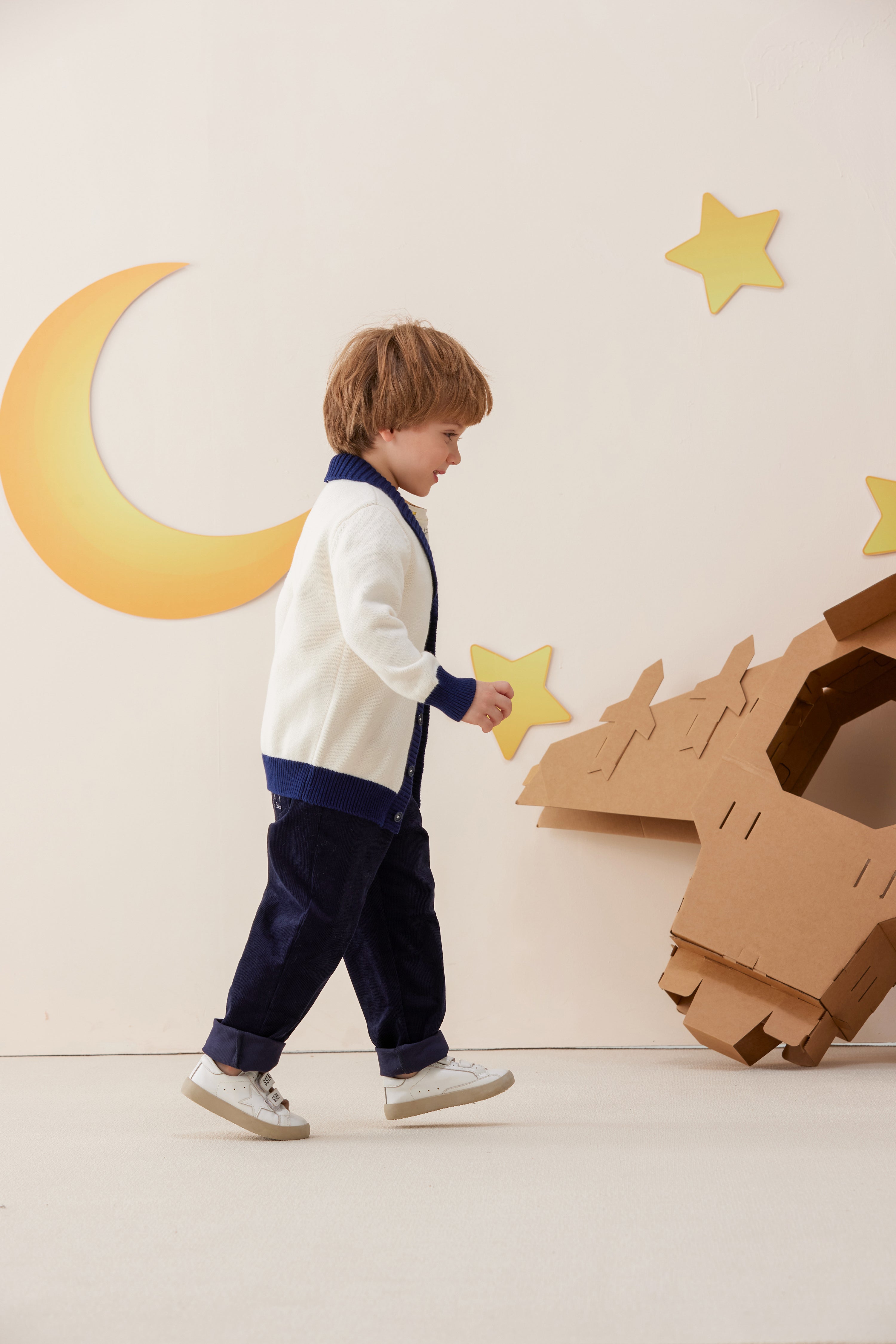 Vauva x Le Petit Prince Vauva x Le Petit Prince - Boys Embroidered Cardigan Coat & Jacket