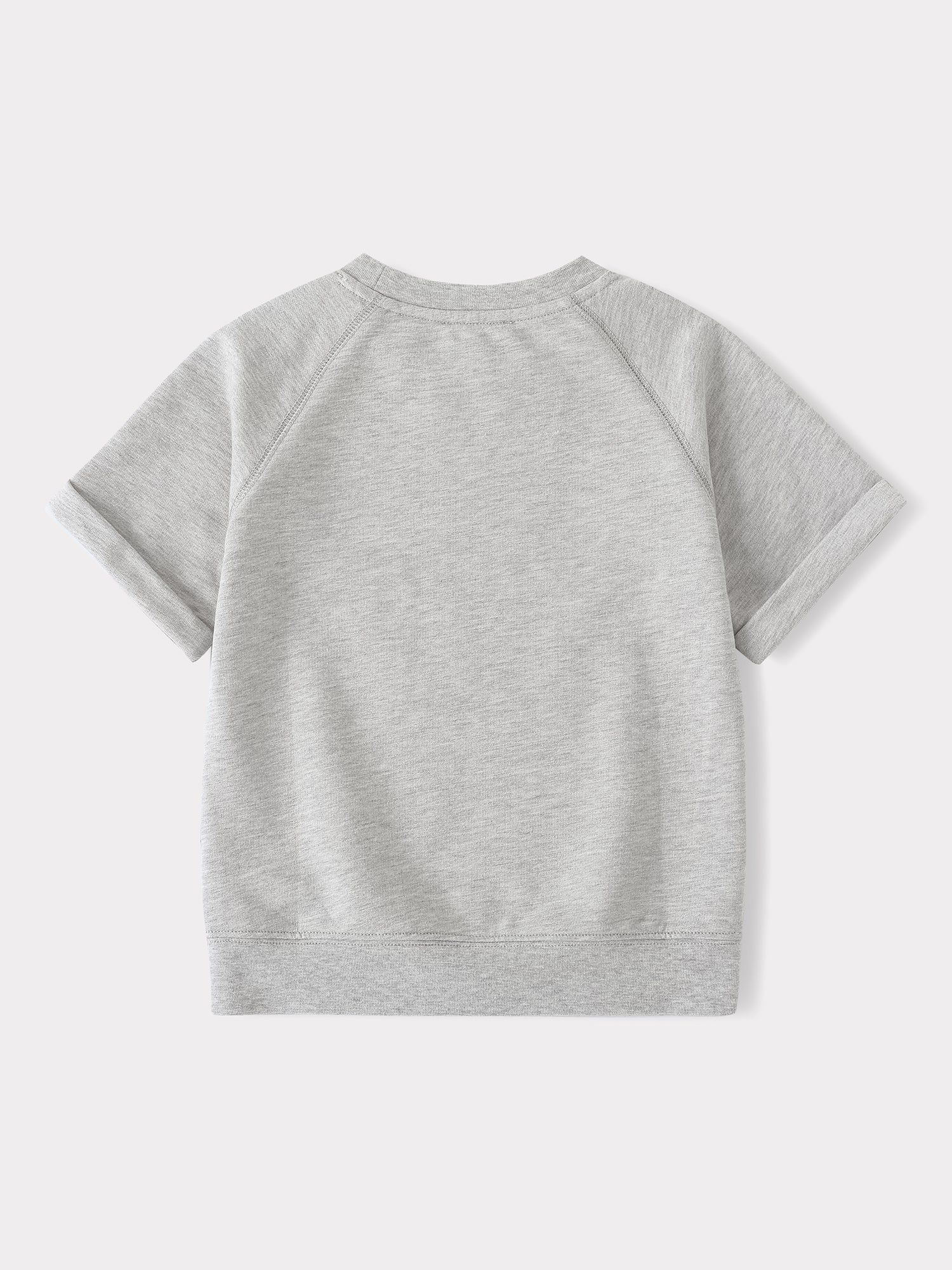 Kid Short Raglan Sleeve Lemon Tea Print Tee