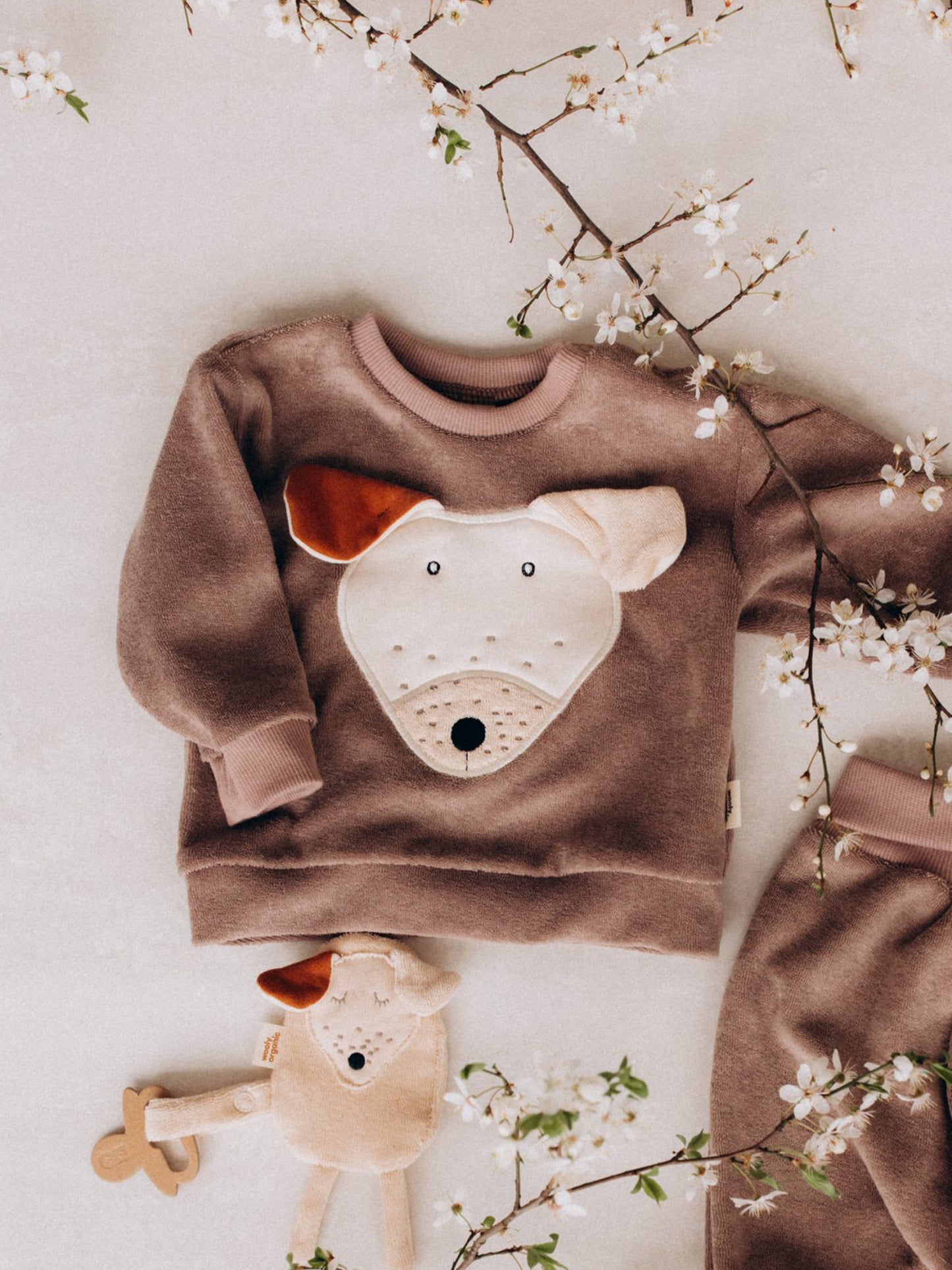 Embroidered Terry Sweater (GOTS)