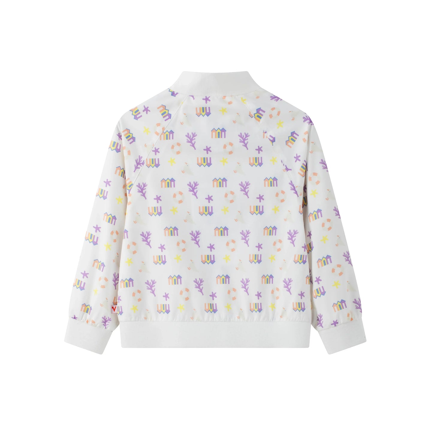 VAUVA Vauva SS24 - Girl All Over Print Jacket - White Coat & Jacket
