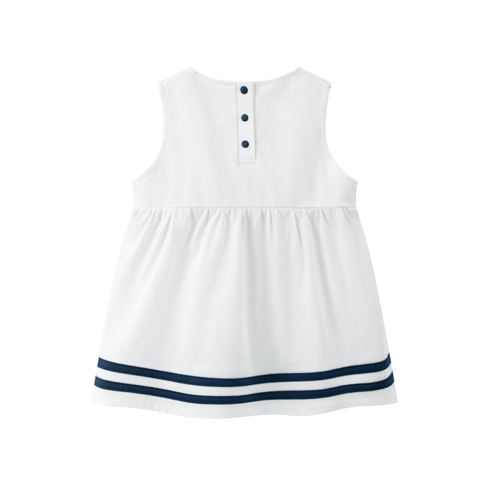 Vauva SS24 - Baby Girl Bow Tank Dress (Blue)