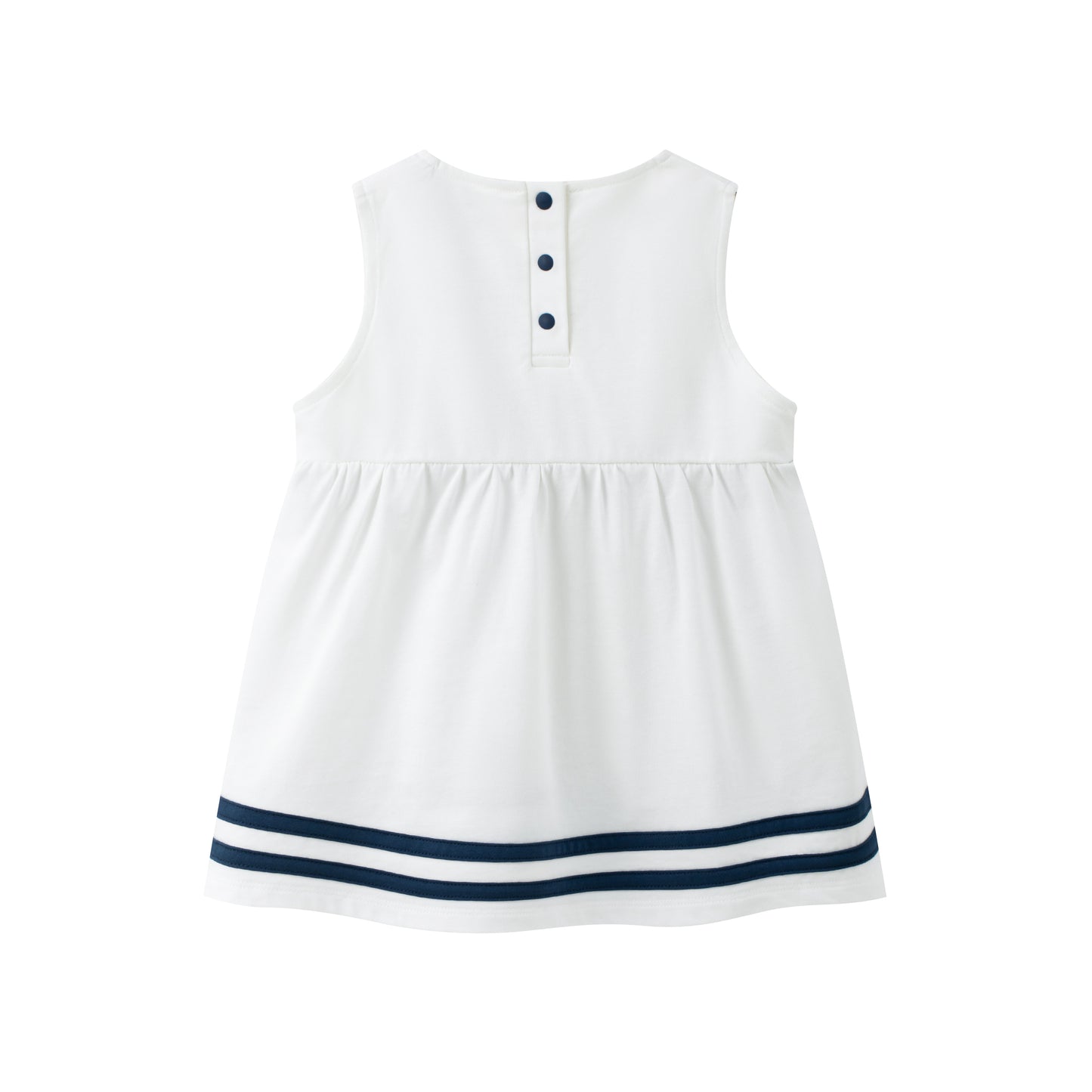 VAUVA Vauva SS24 - Baby Girl Bow Tank Dress (Blue) Dress