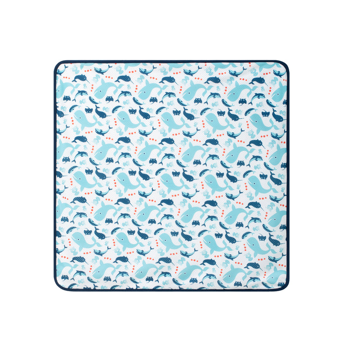 Vauva SS24 - Baby Boy Whale Printed Blanket - Product 1
