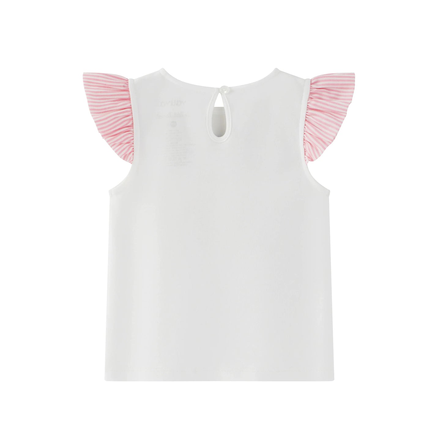 Vauva x Le Petit Prince Vauva x Le Petit Prince - Baby Girl Yarn Dyed Stripe Little Prince Print T-shirt Tops