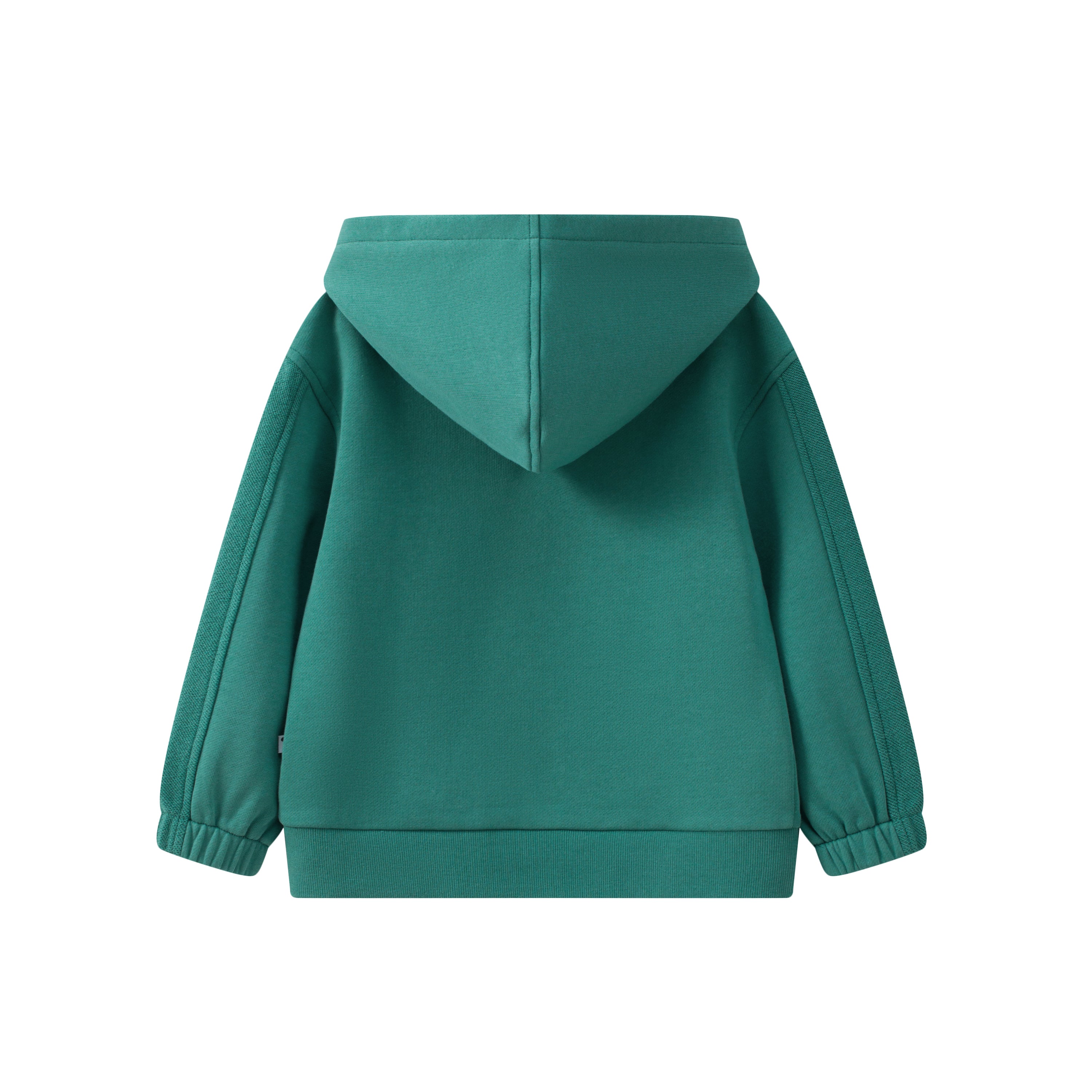 Bear-Embroidered Hooded Jacket