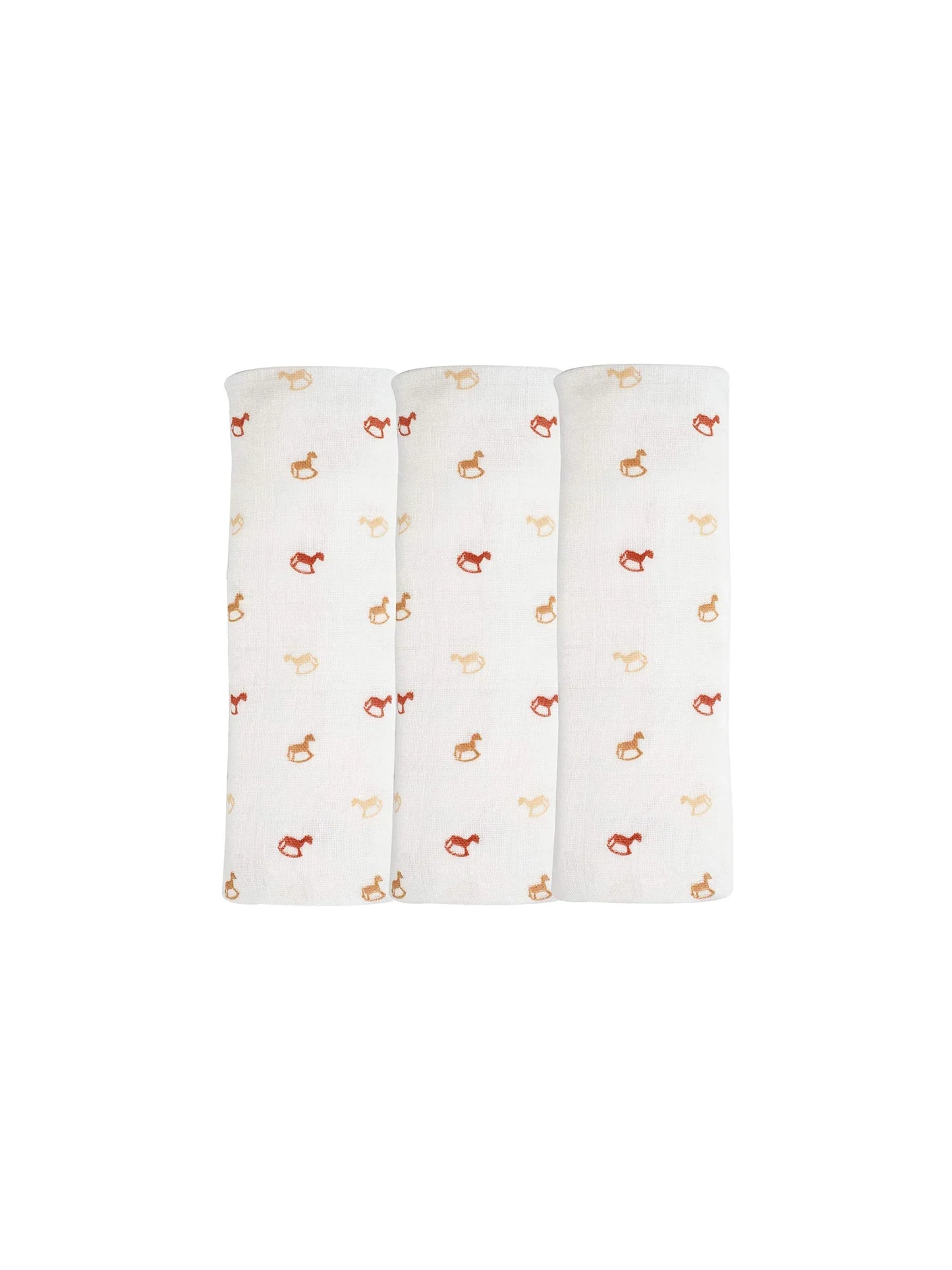 Muslin Baby Blanket - Horses