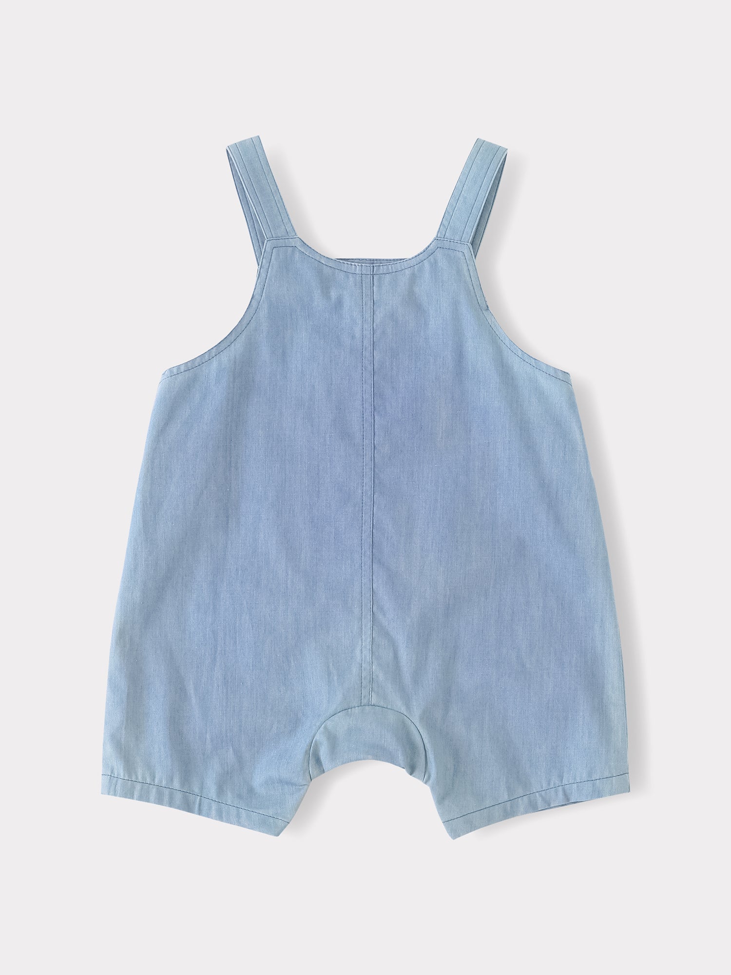 Baby Short Sleeve Tee & Dungaree Shorts Set