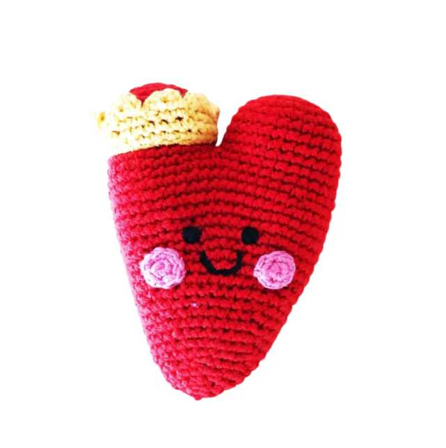 Heart Rattle (Red)