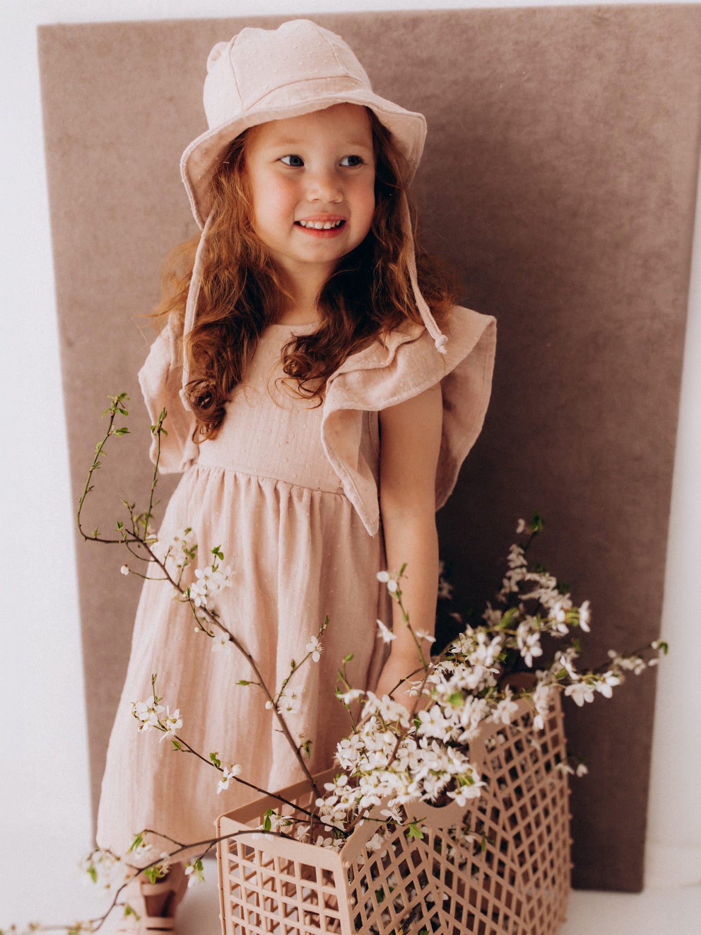 Muslin Dress With Ruffles (GOTS)