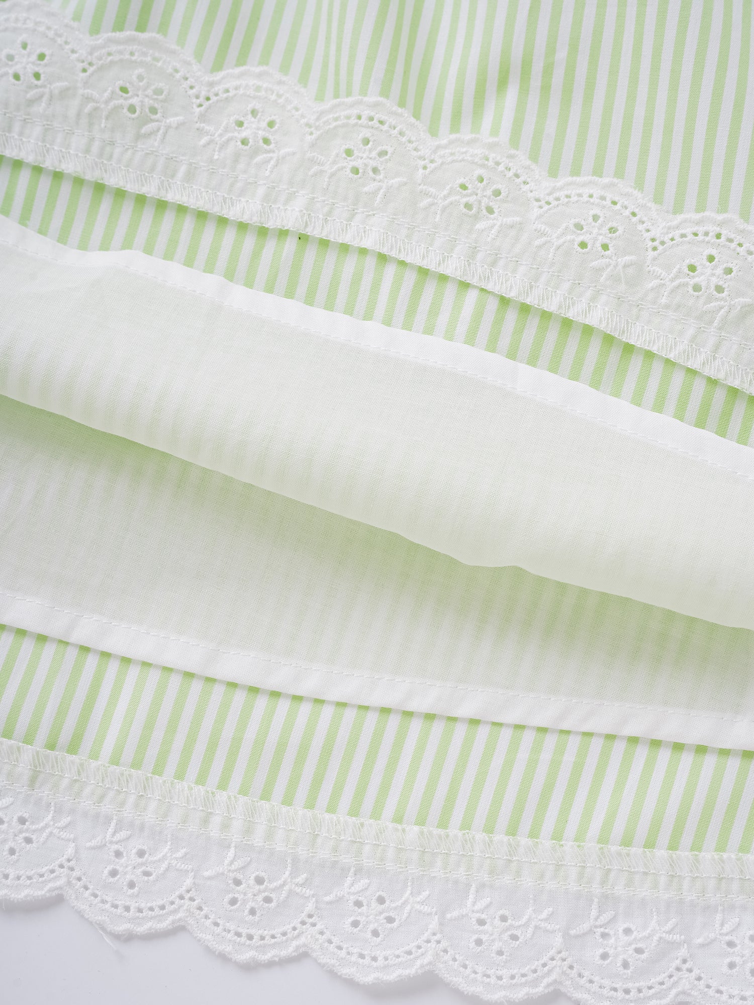 Kid Lace-Trimmed Ruffle Sleeve Dress