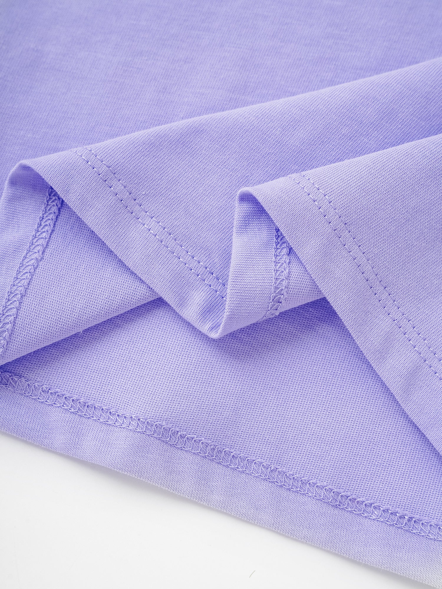 Kid Ruffle Collar Short Sleeve Bunny Print Tee