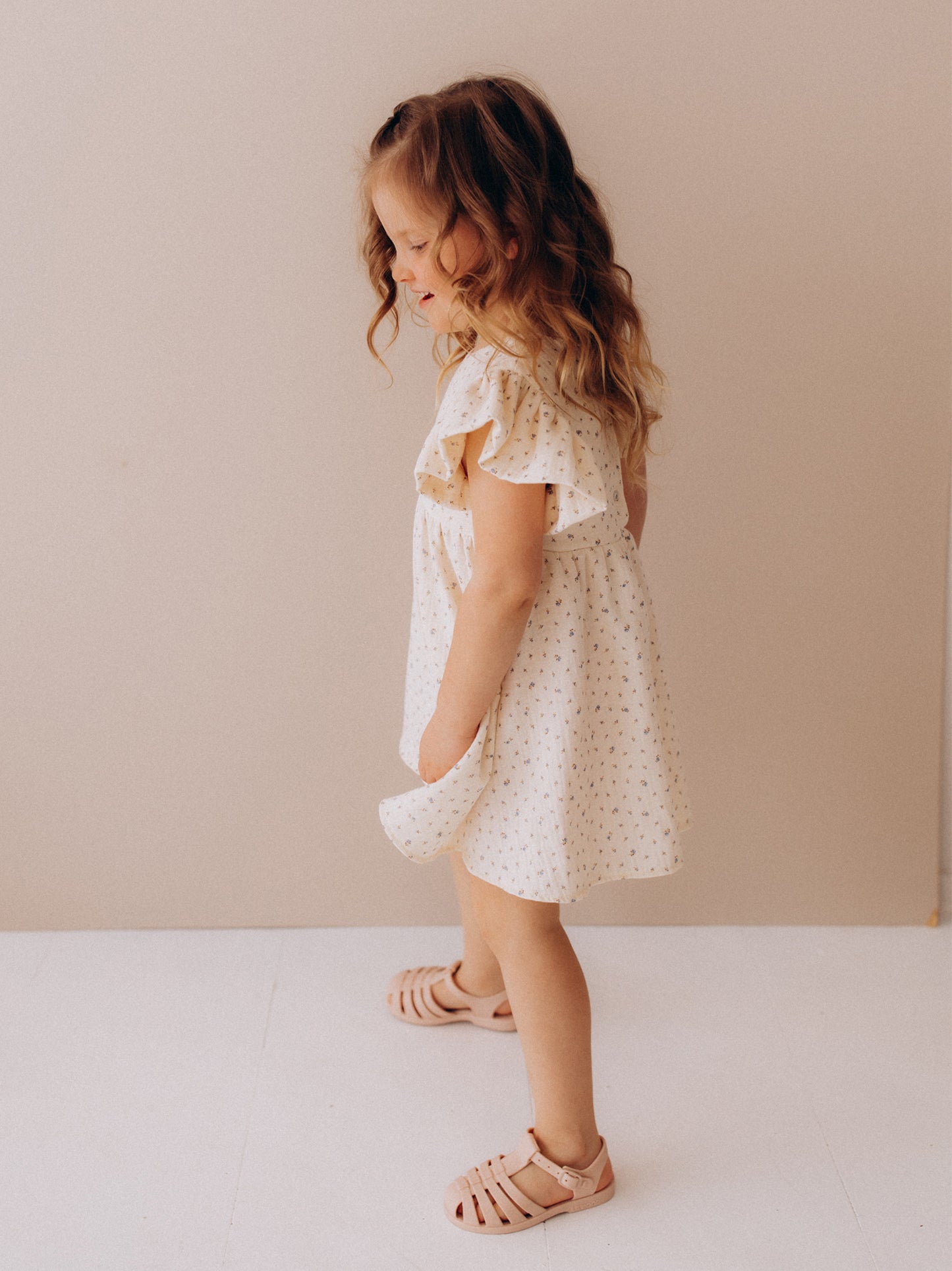 Muslin Dress With Wings (GOTS)