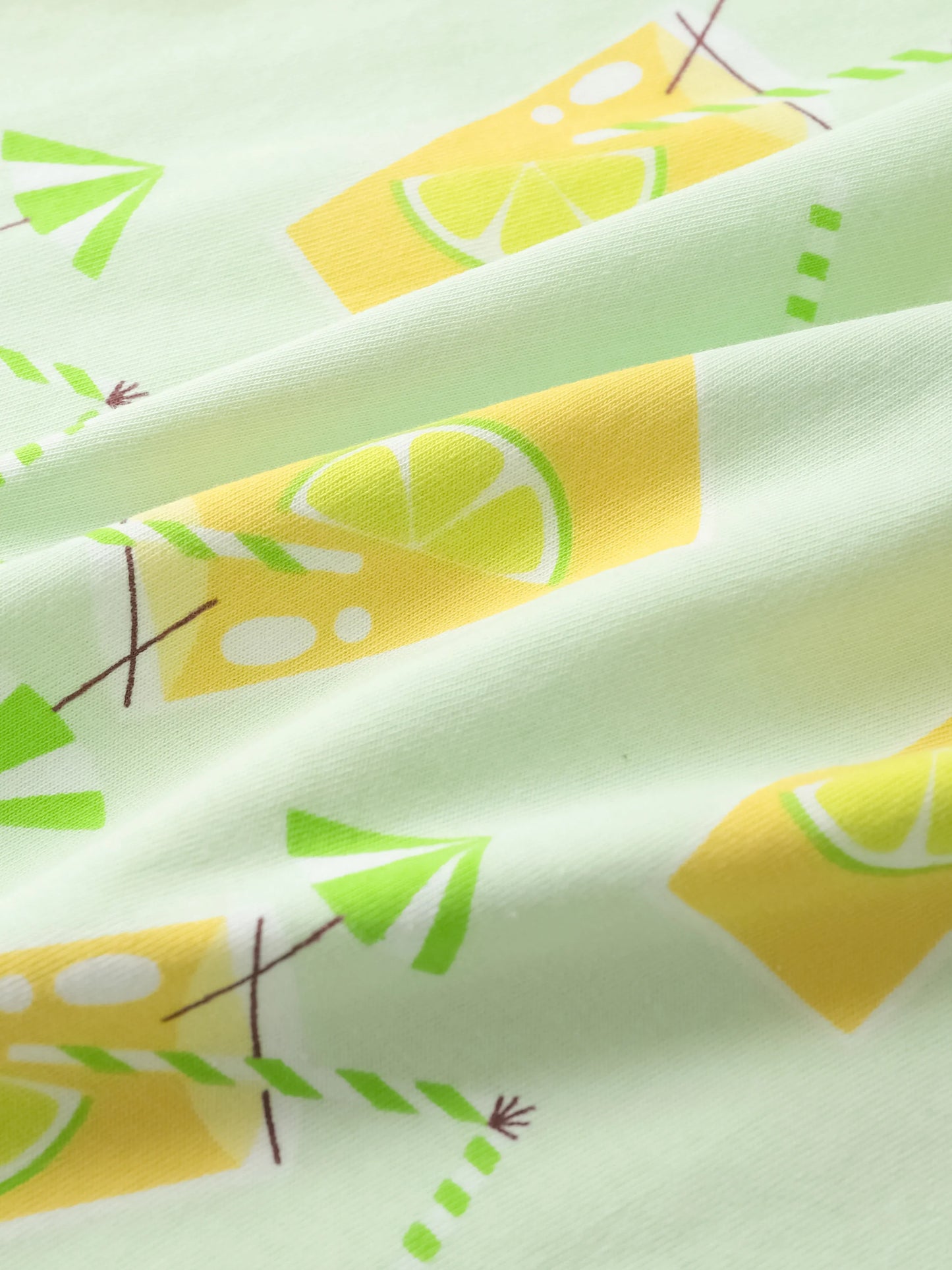 Boys All-Over Lemon Tea Print Tank Top