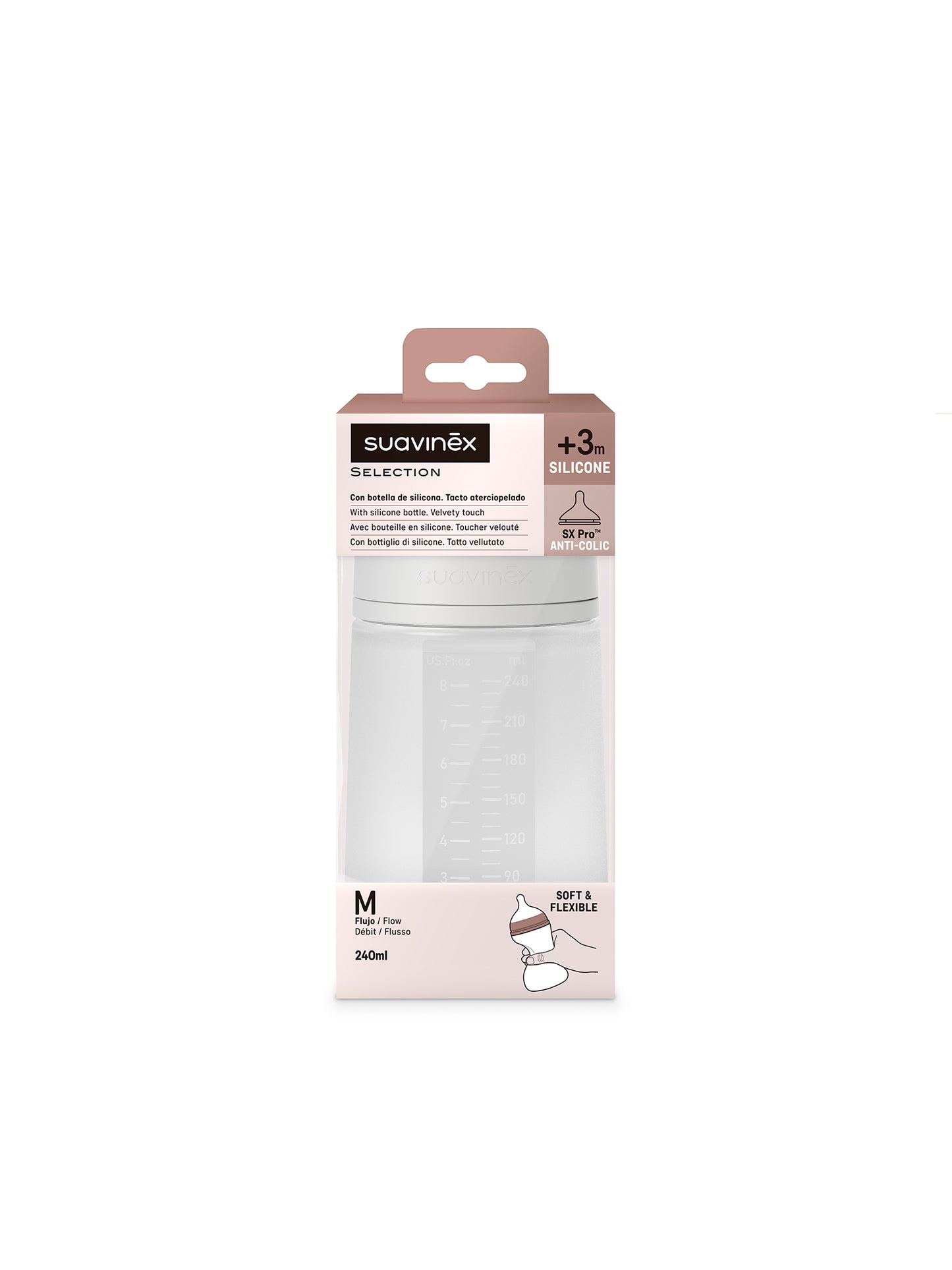 Silicone Feeding Bottle 240ml