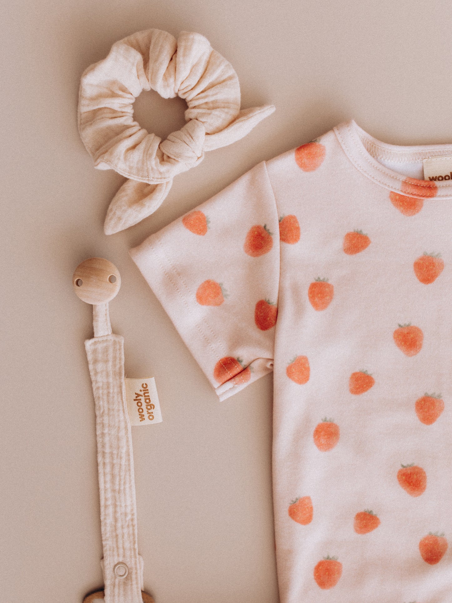 Shortsleeve Wrap Bodysuit (GOTS)