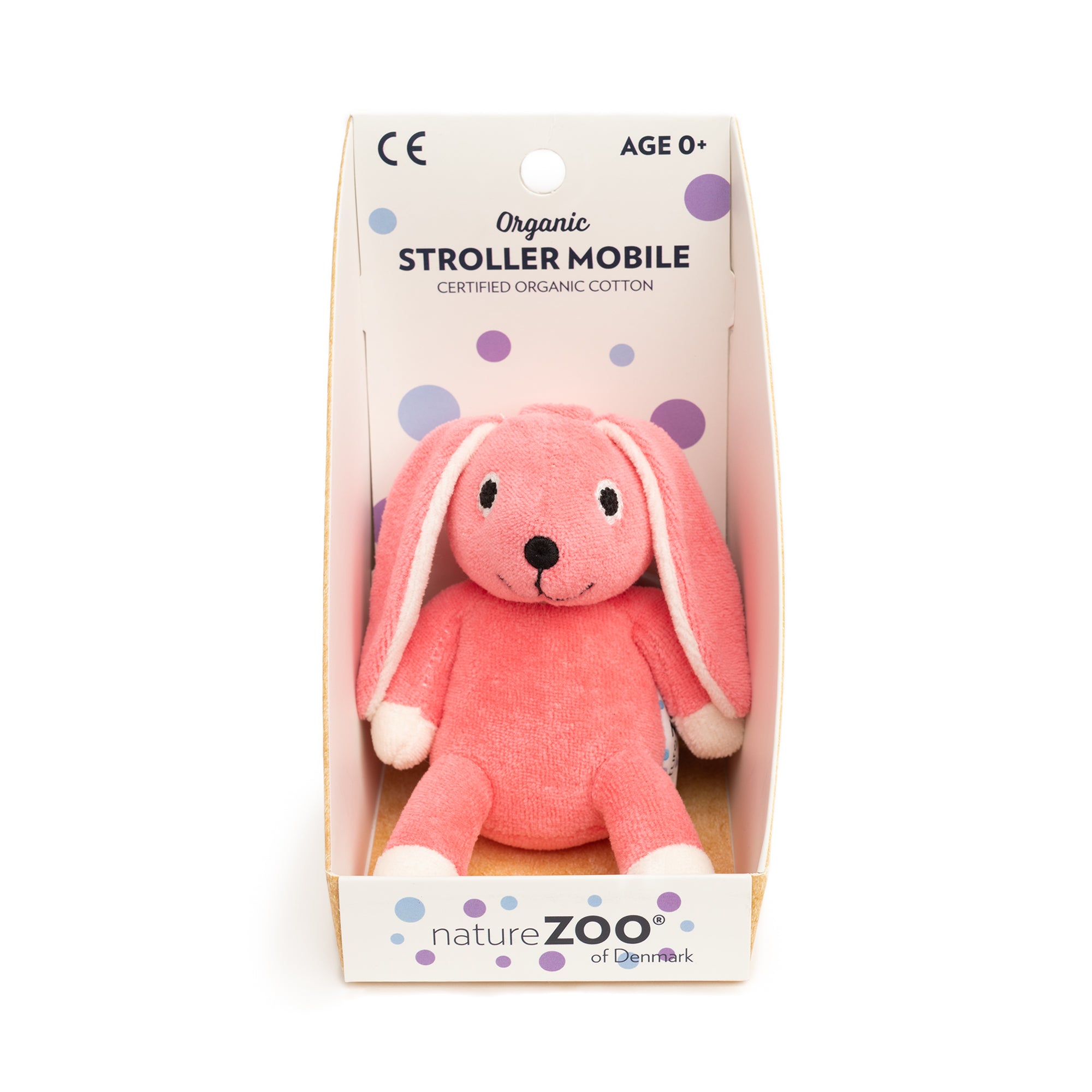 nature Zoo nature Zoo - Organic Stroller Mobile – Pink Rabbit Soft toys