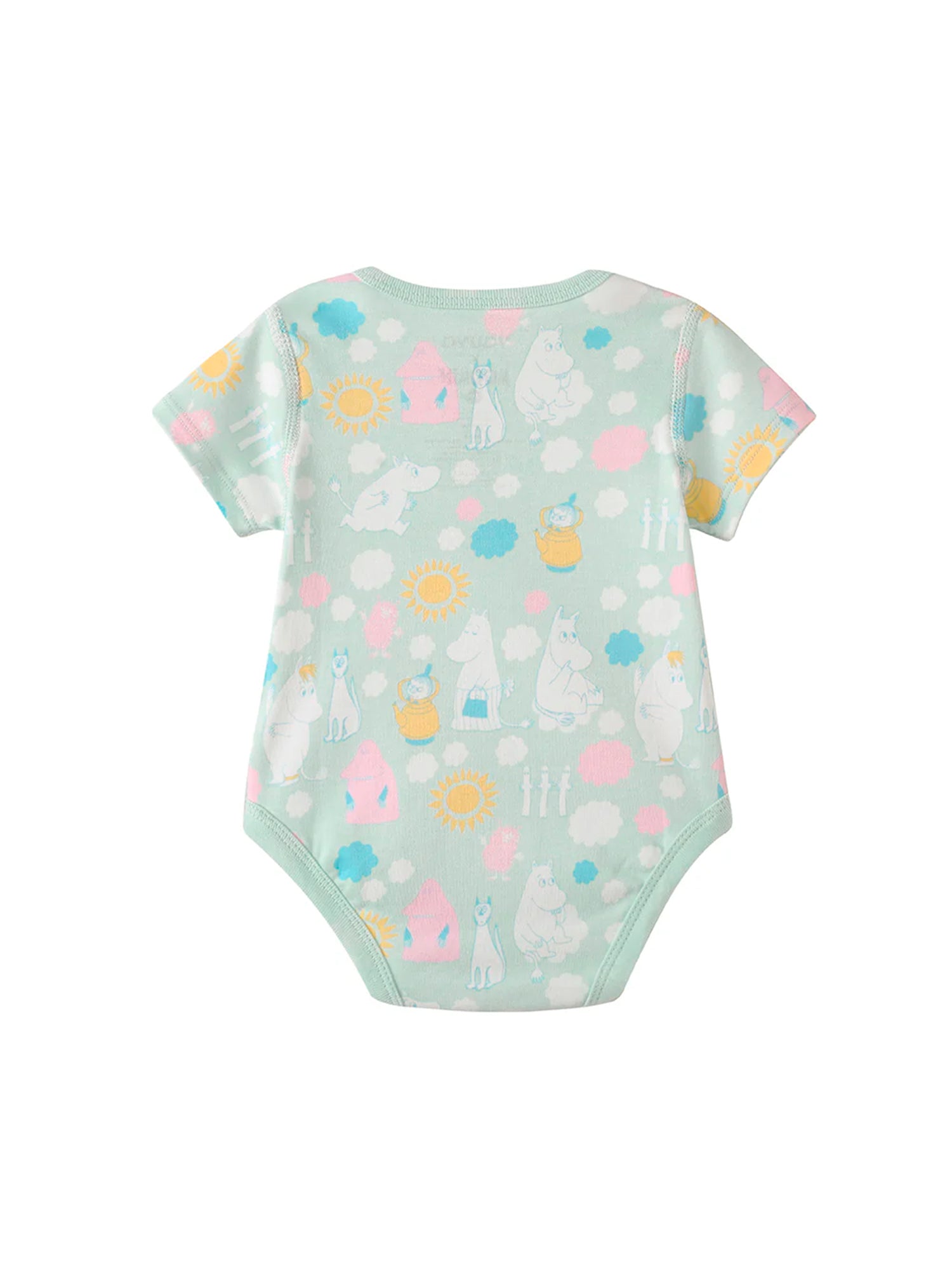 All-Over Print Short Sleeves Bodysuit