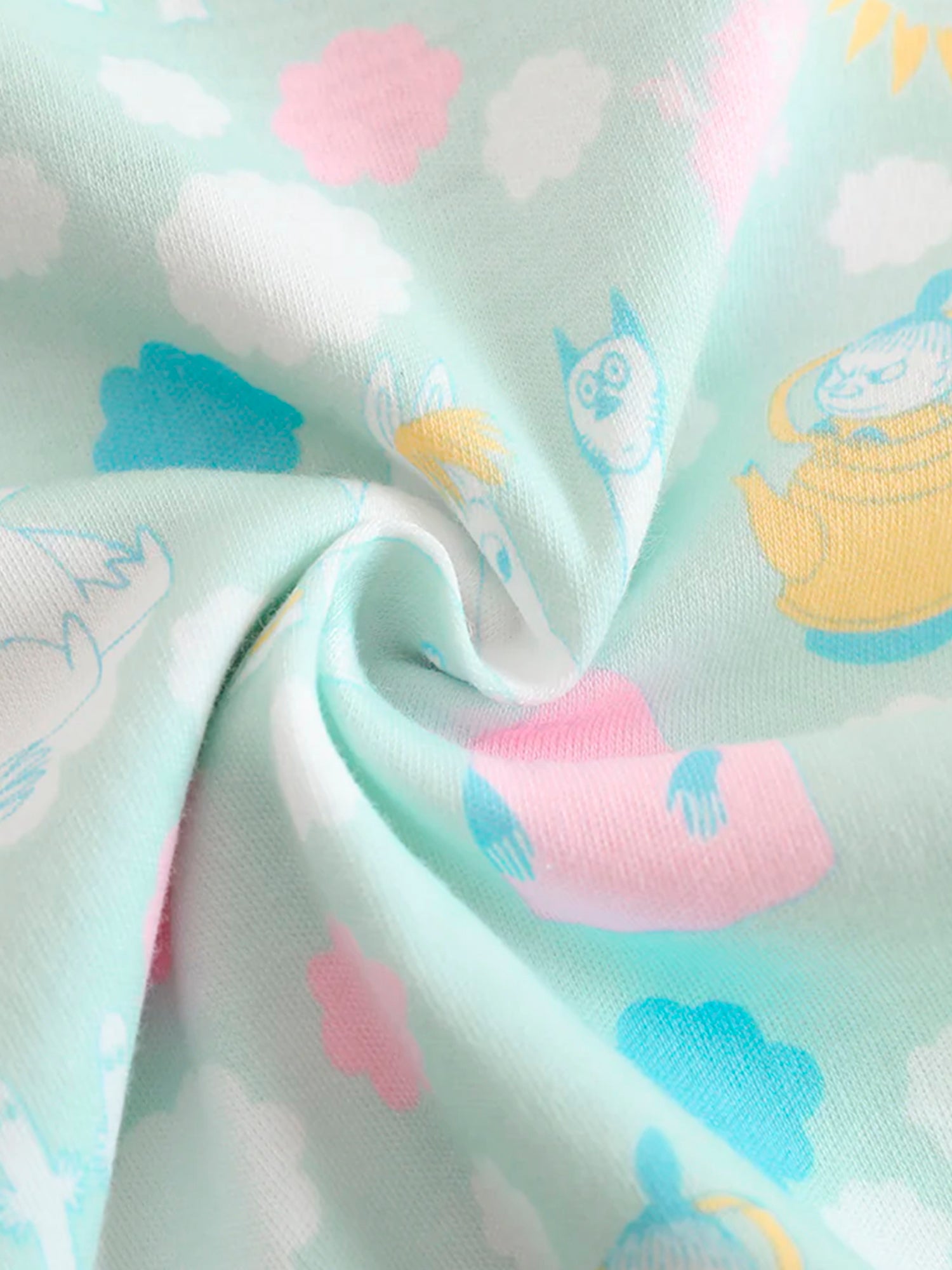 All-Over Print Short Sleeves Bodysuit