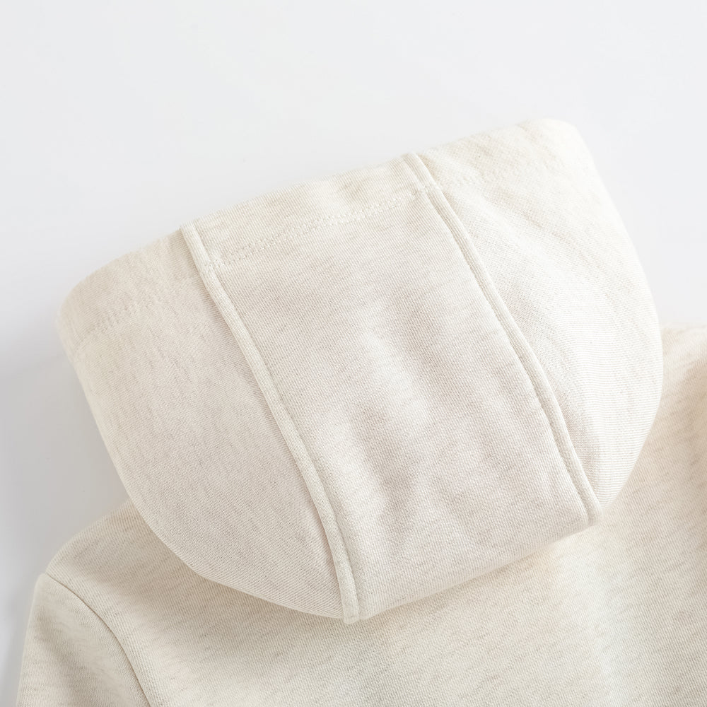 Layered Collar Character-Print Sweatshirt