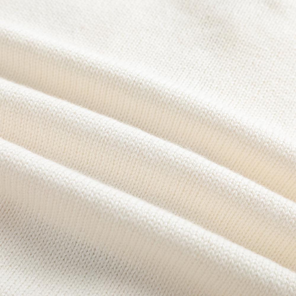 Embroidered Stand-Up Collar Cardigan