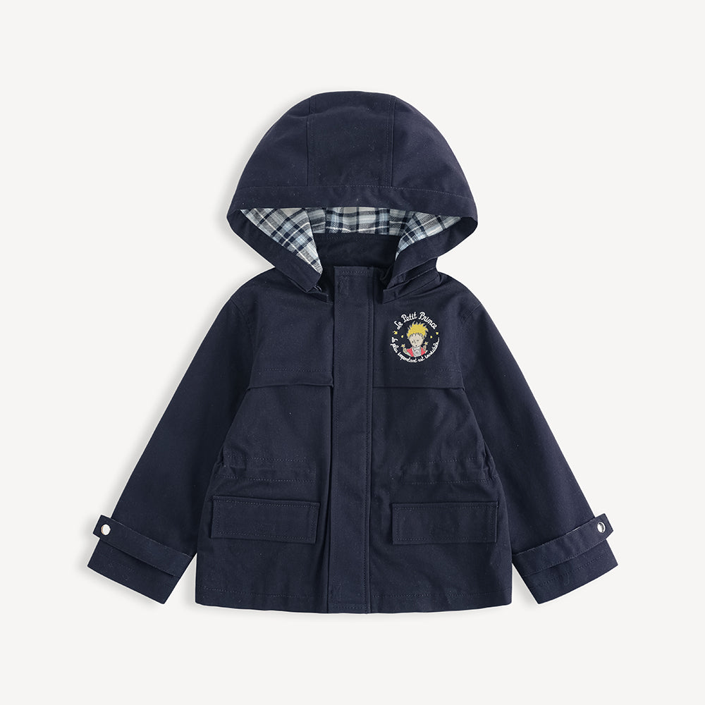 Embroidered Hooded Jacket