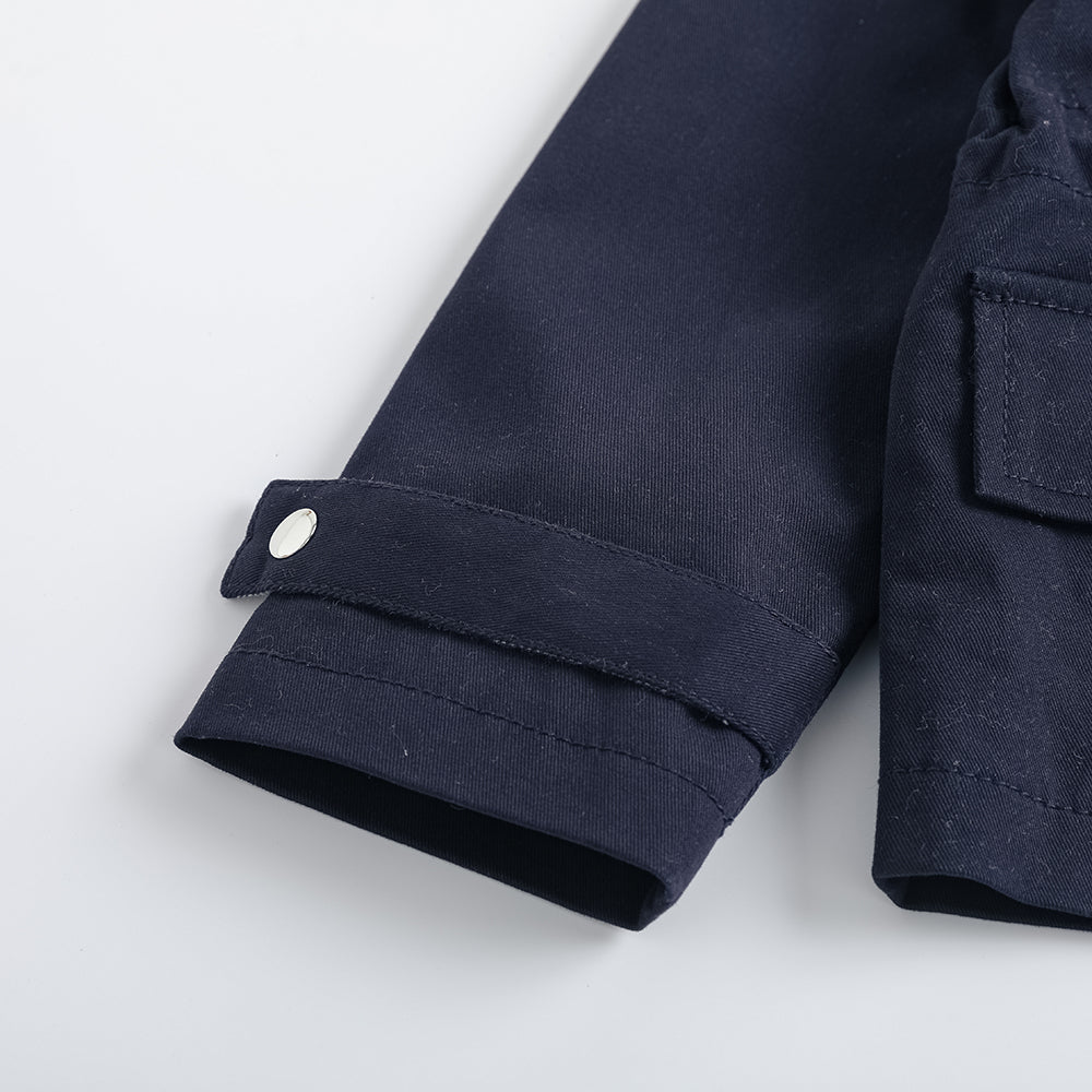 Embroidered Hooded Jacket