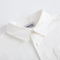 Vauva FW23 - Boys Cotton Shirt (White)-product image close up