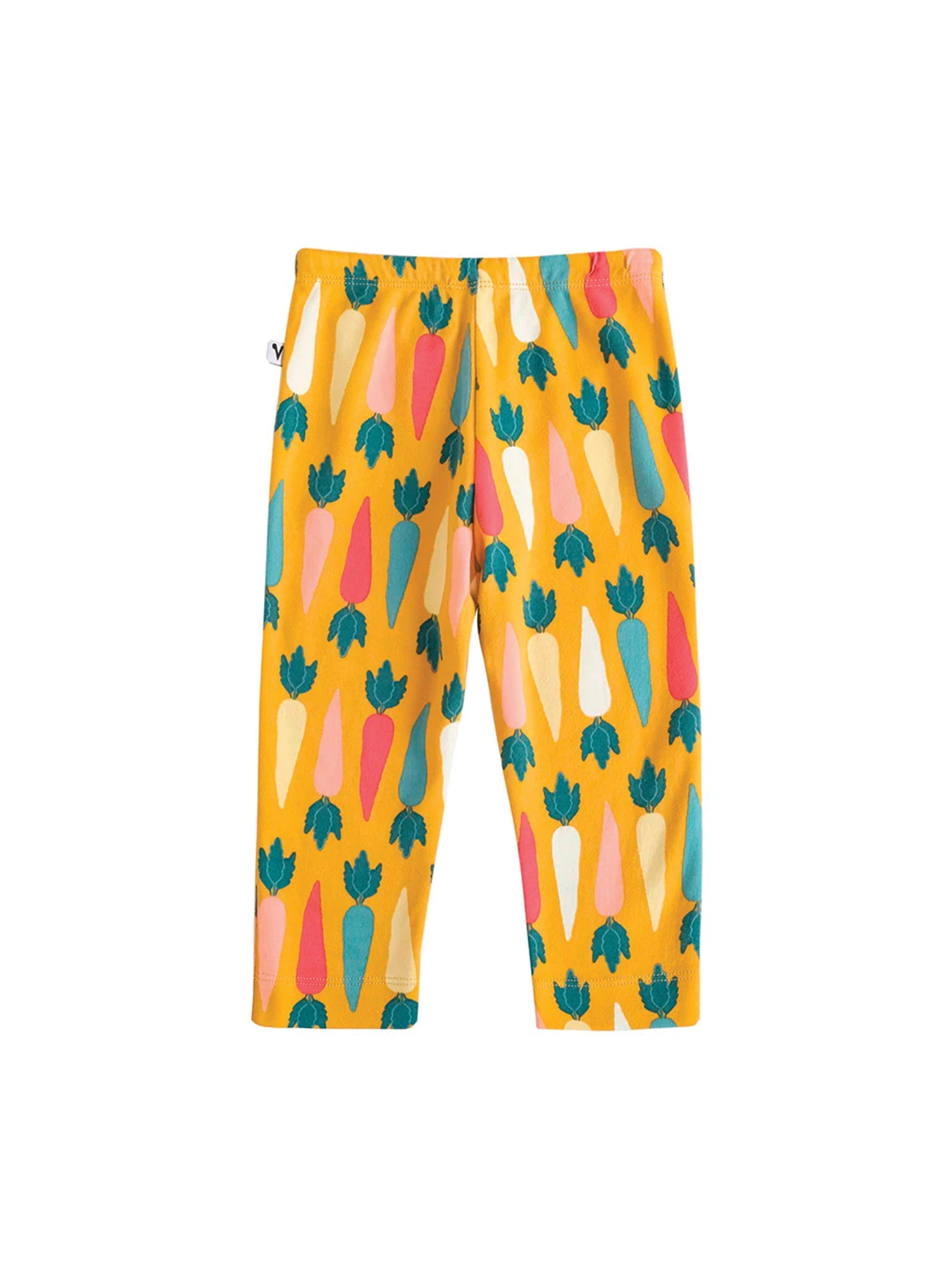 VAUVA Vauva FW23 - Baby Boy Carrot All Over Print Cotton Pants (Yellow) Pants