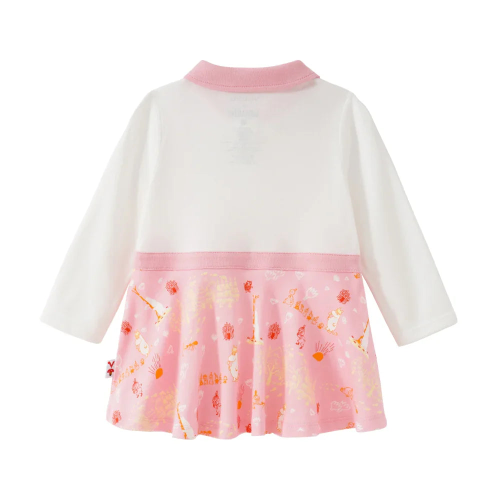 Vauva x Moomin Vauva x Moomin SS23 - Baby Girls Moomin Print Cotton Long Sleeves Bodysuit Bodysuit