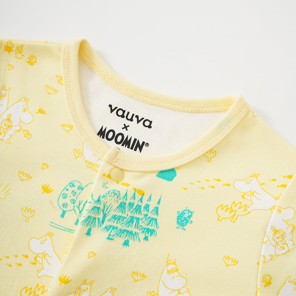 Vauva x Moomin Vauva x Moomin SS23 - Baby Unisex All Over Print Cotton Long Sleeves Romper Romper