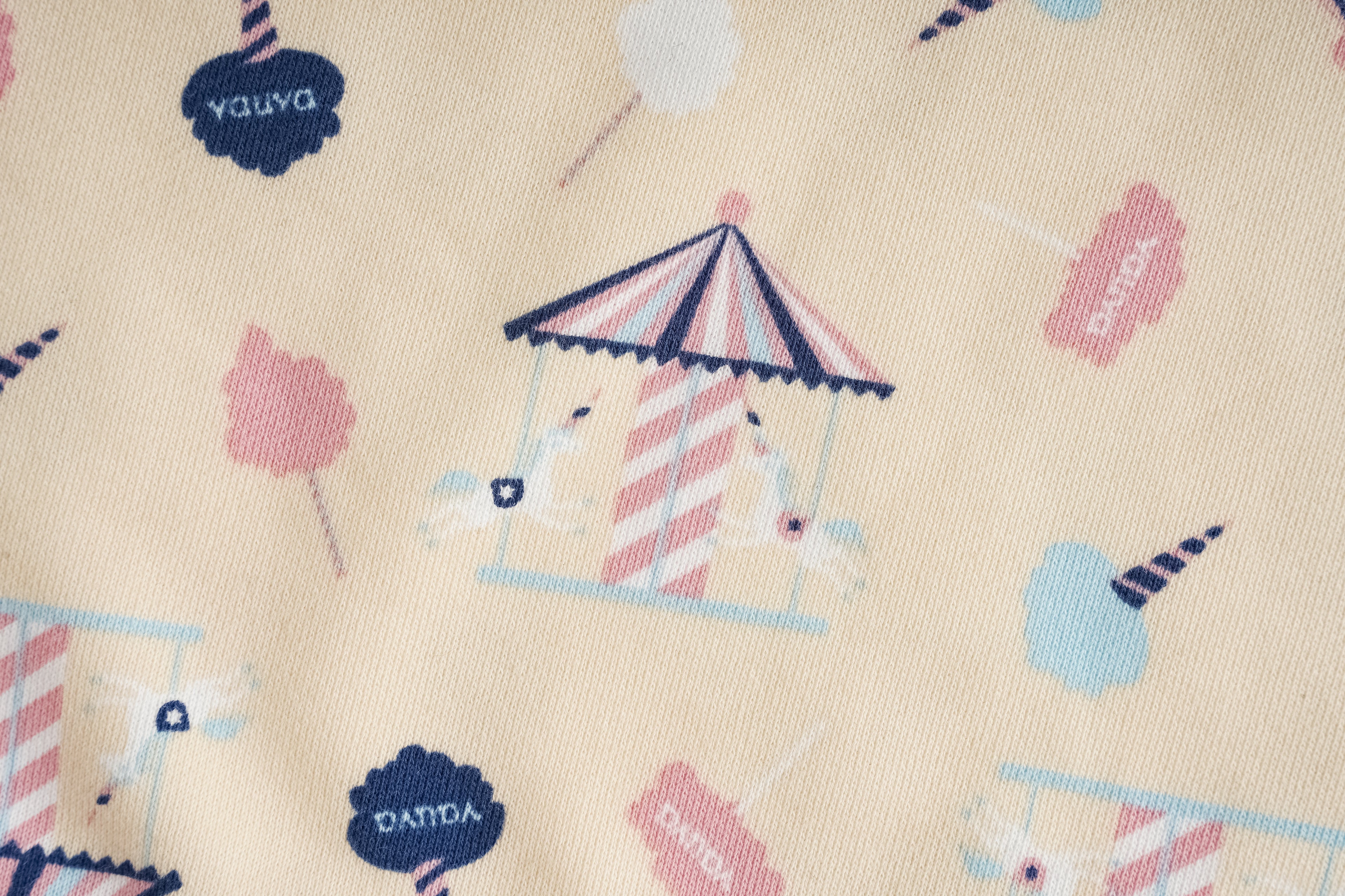 Unicorn-Print Frill Sweatshirt