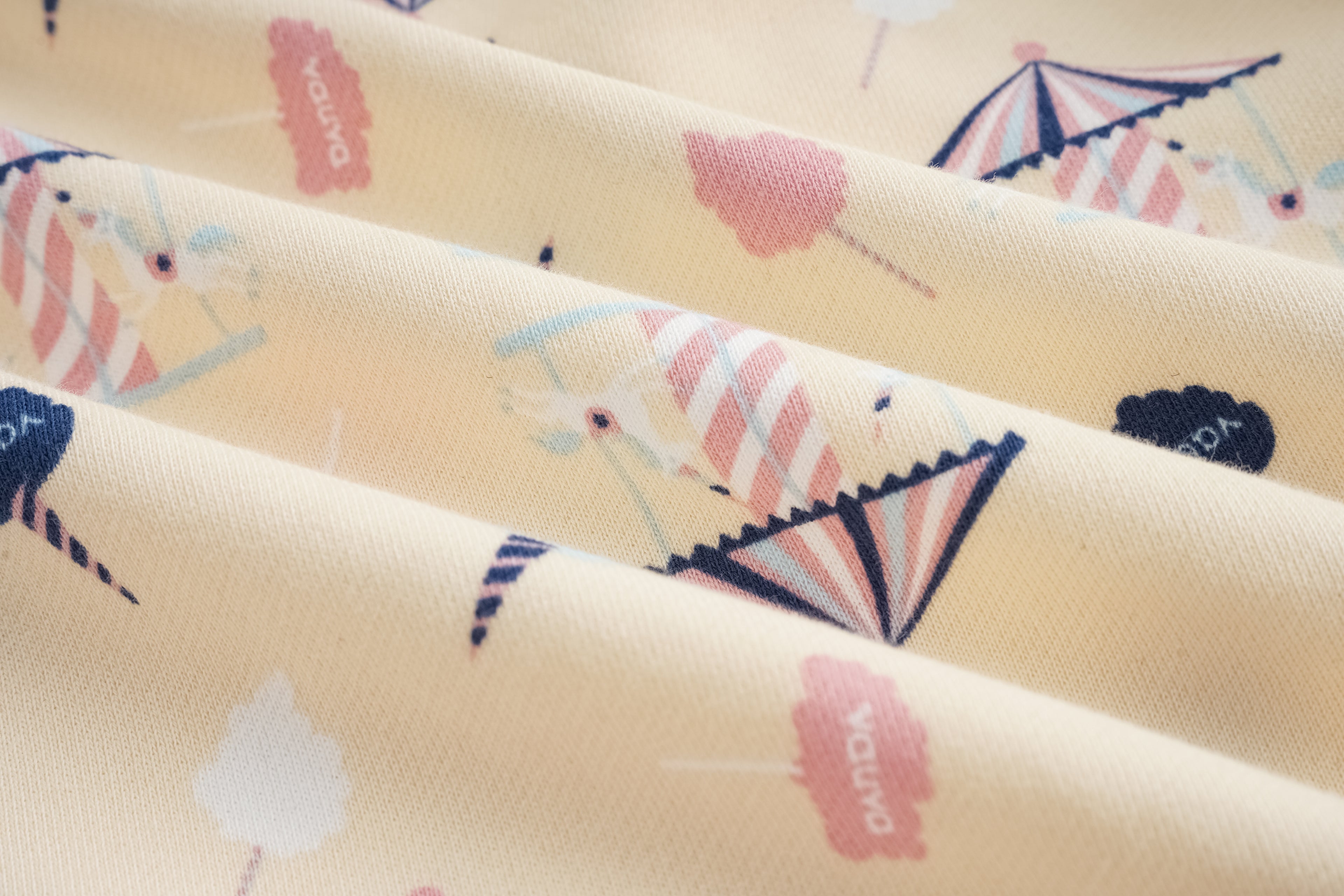 Unicorn-Print Frill Sweatshirt