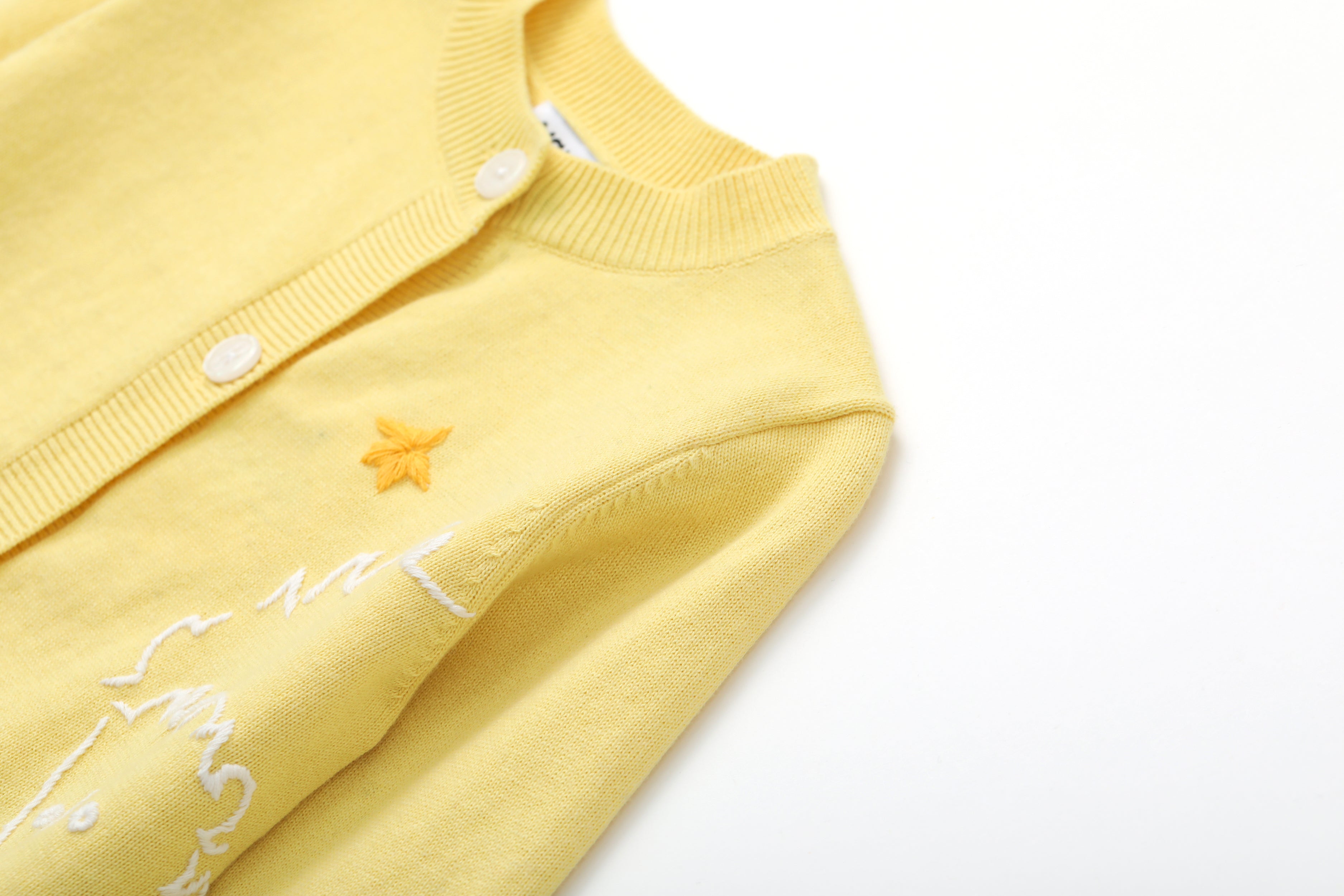 Vauva x Le Petit Prince Vauva x Le Petit Prince - Kids Cashmere Cardigan (Yellow) Coat & Jacket