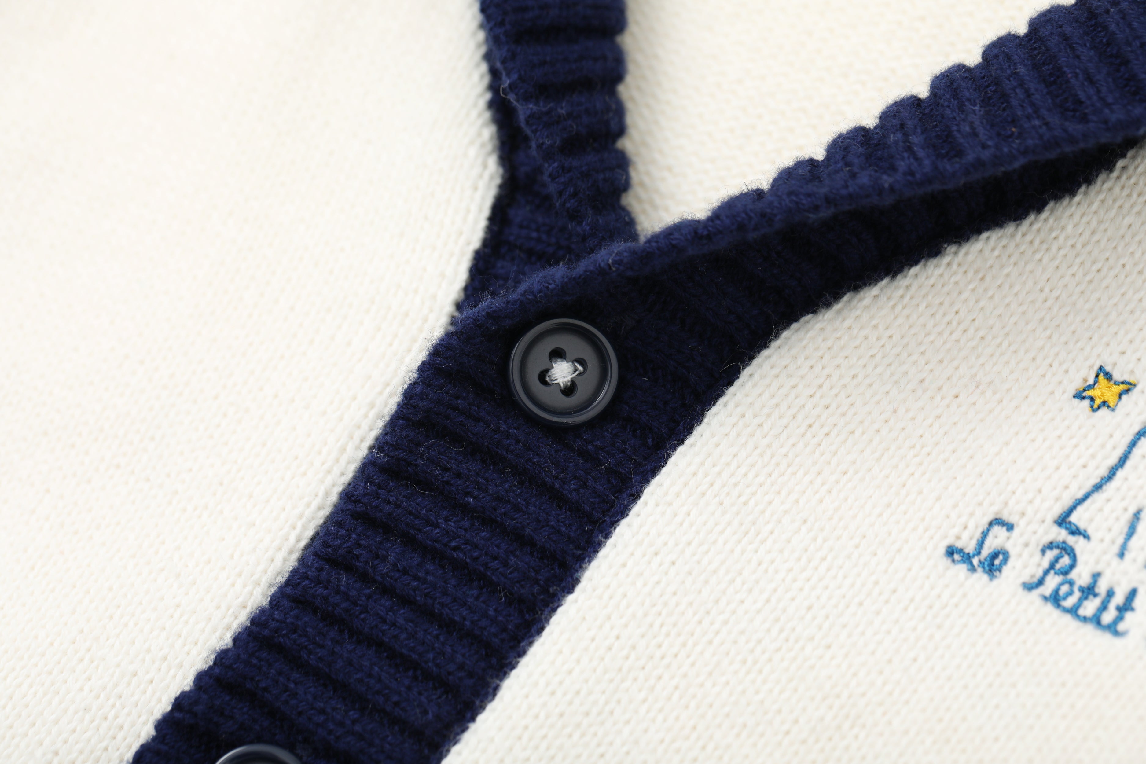 Vauva x Le Petit Prince Vauva x Le Petit Prince - Boys Embroidered Cardigan Coat & Jacket