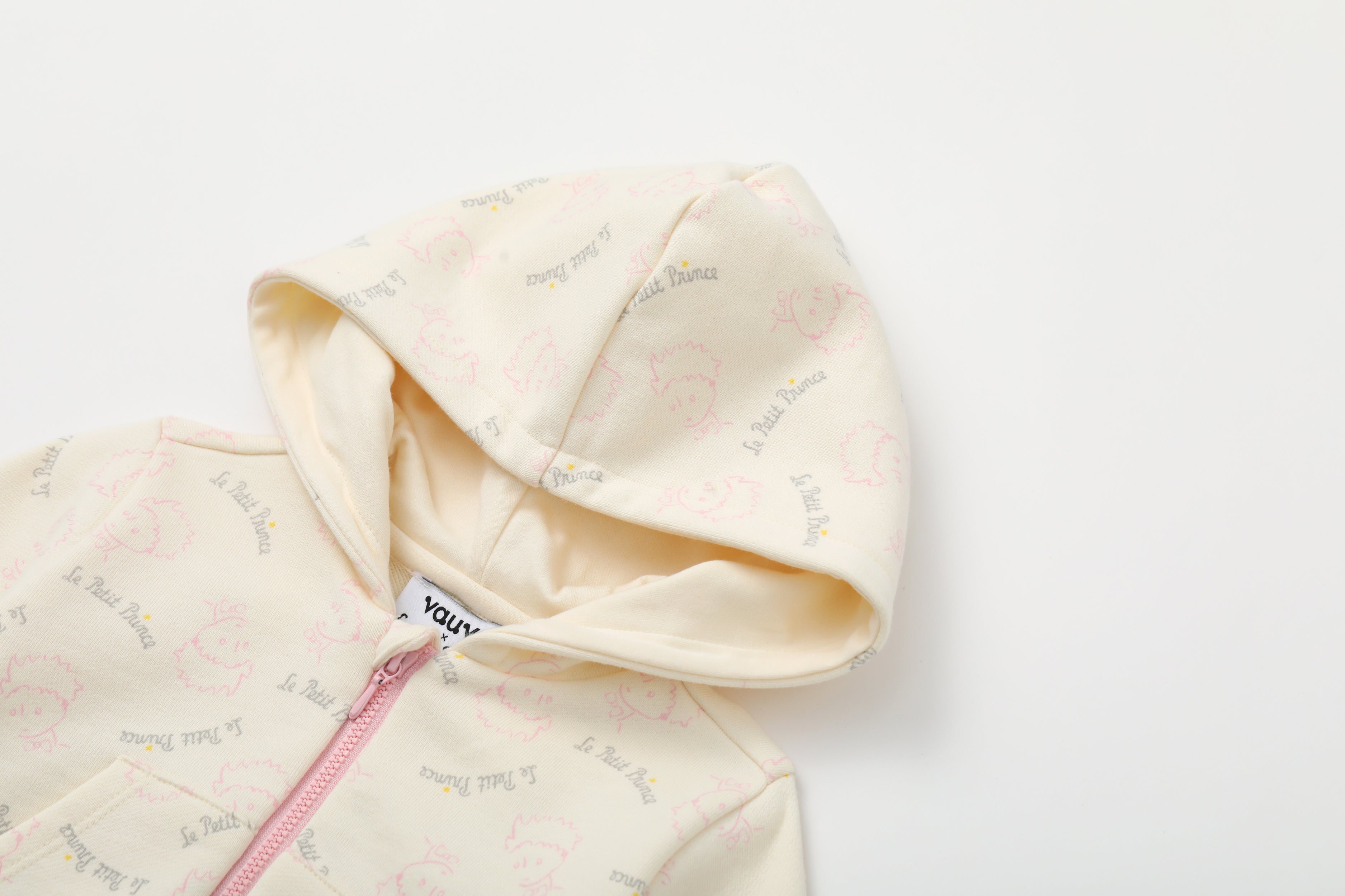 Vauva x Le Petit Prince Vauva x Le Petit Prince - Baby Hooded Long Sleeve Zip Jacket (Pink) Coat & Jacket