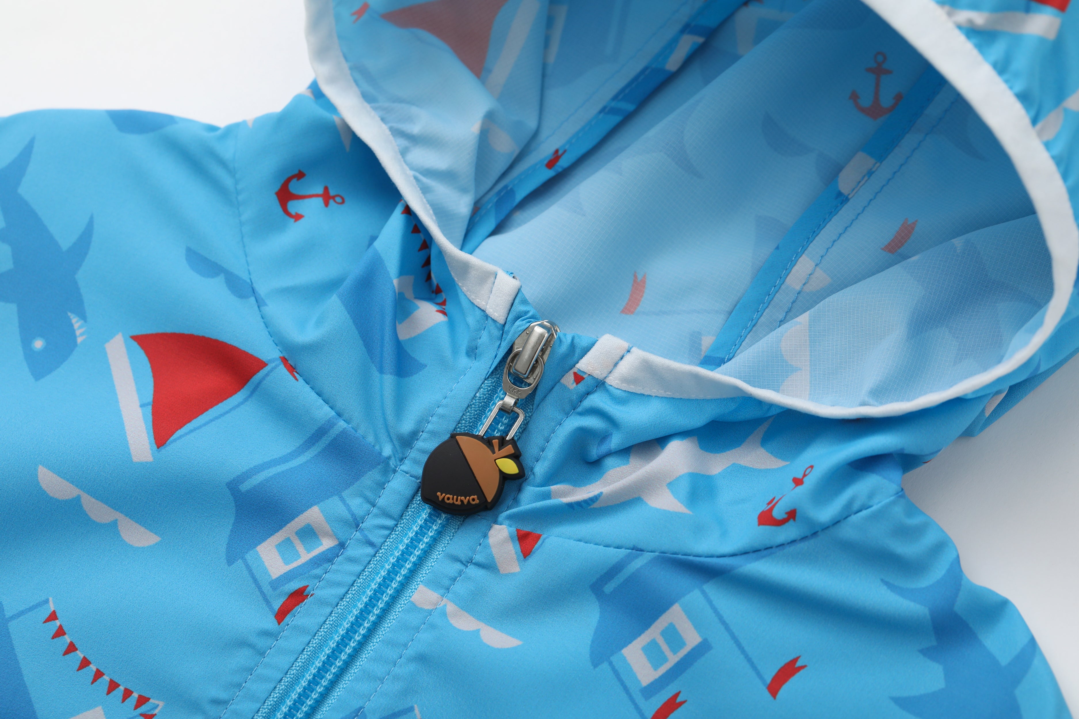 VAUVA Vauva SS24 - Boys Ocean All Over Printed Windbreaker UV Protection Windbreaker