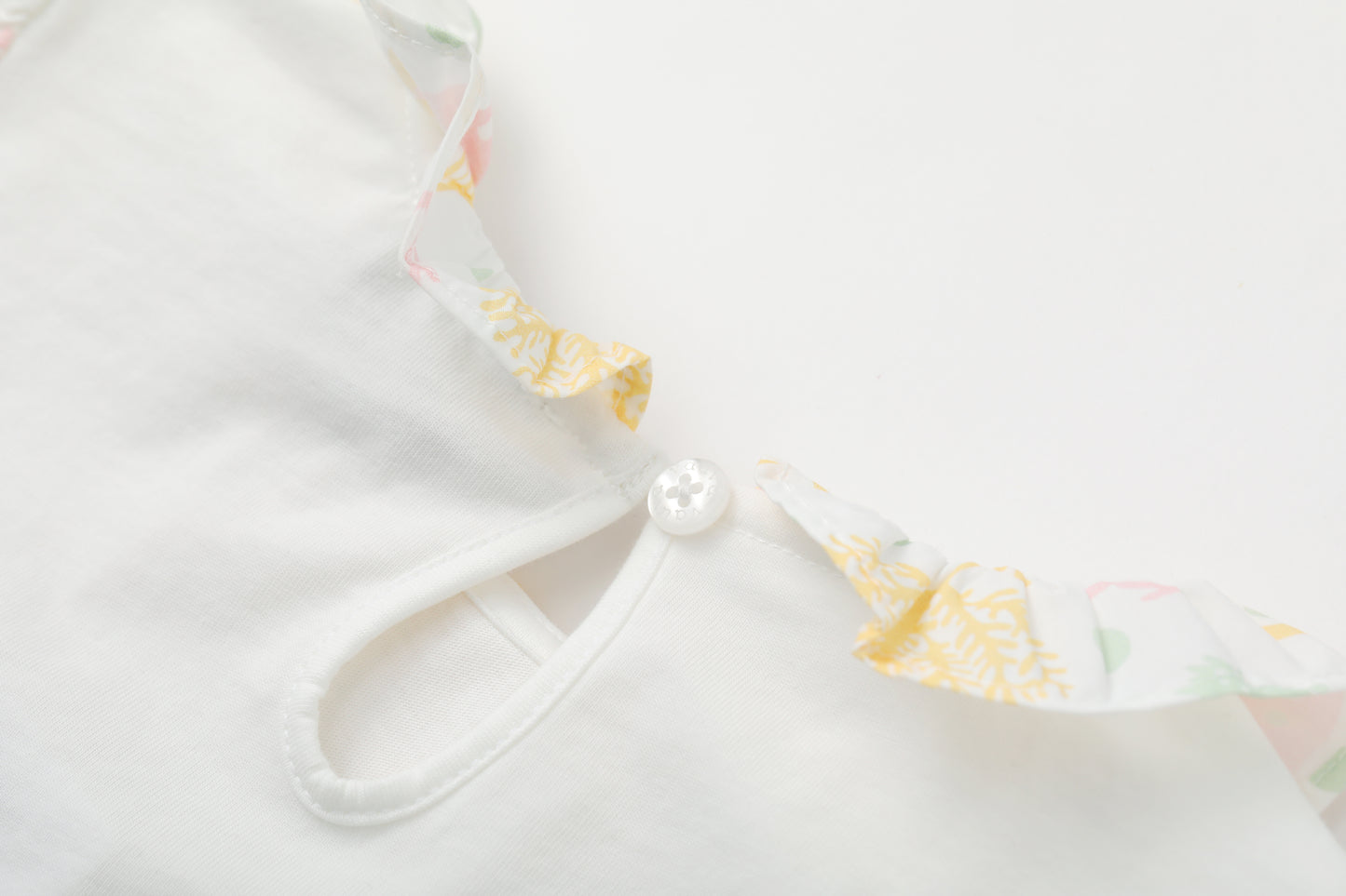 VAUVA Vauva SS24 - Toddler Girl Vauva Logo Print with Collar Tops