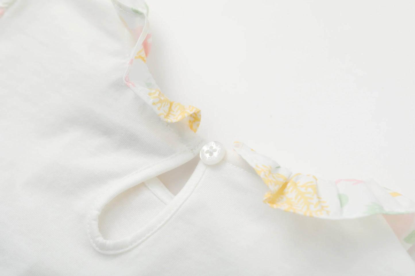 VAUVA Vauva SS24 - Toddler Girl Vauva Logo Print with Collar Tops