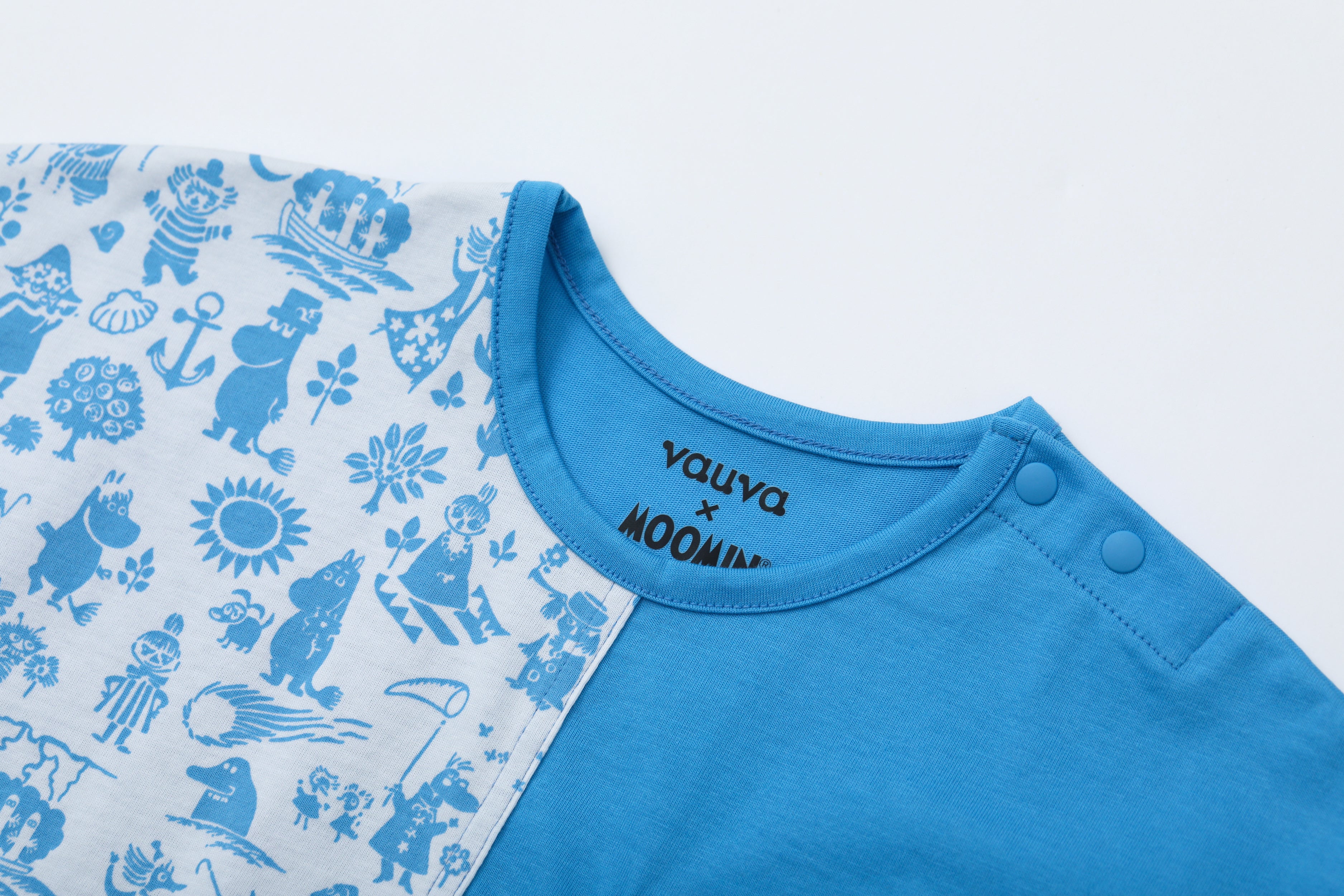 Vauva x Moomin Vauva x Moomin - Baby Boy MoominPapa Embroidered Top & Shorts Set Top & Bottom Set