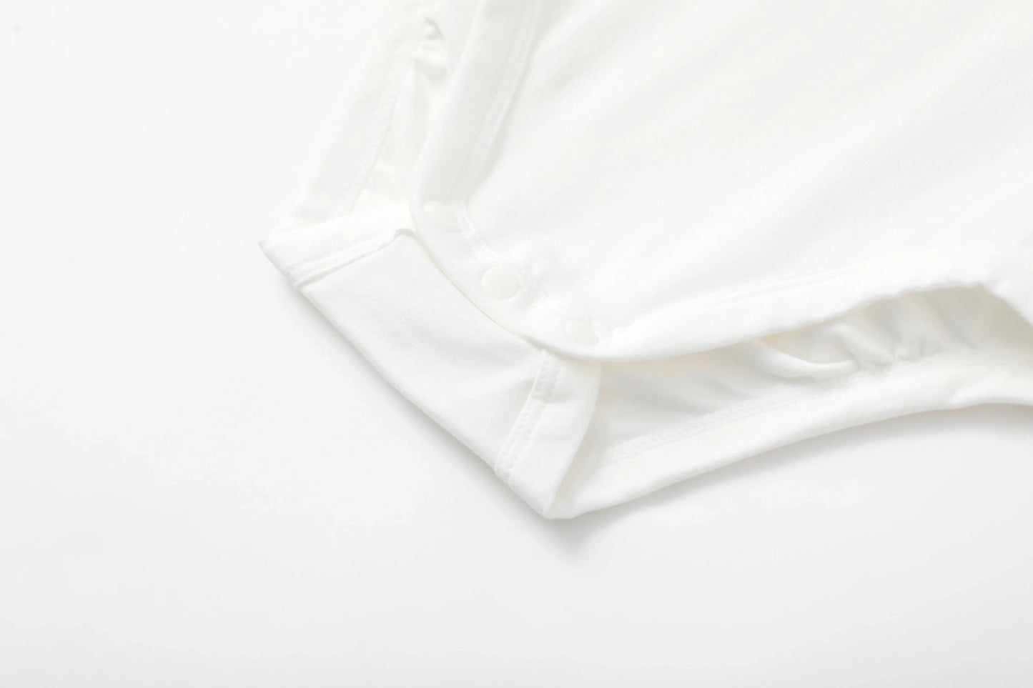 VAUVA Vauva BBNS - Organic Cotton White Striped Pattern Bodysuits (2-pack) Bodysuit