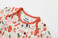 Vauva BBNS Festival Edition - Organic Cotton Print Pattern Bodysuits (2-pack)