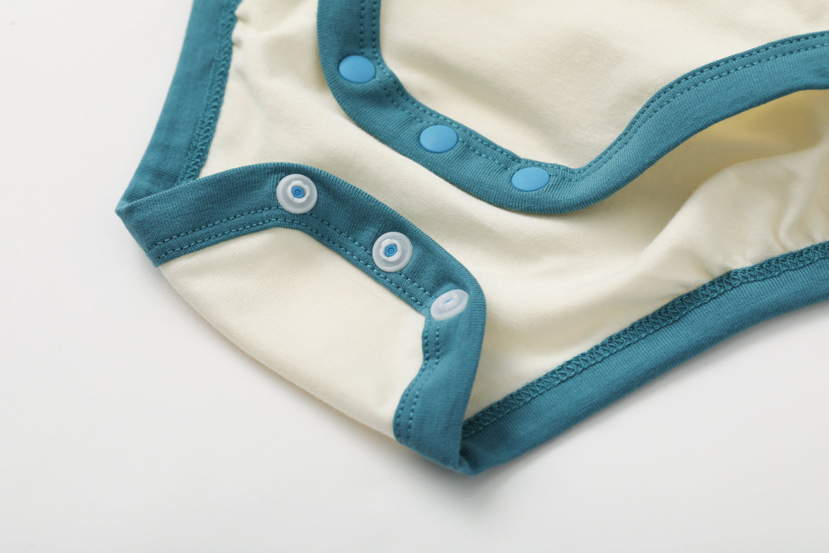 Vauva BBNS Forest Series - Organic Cotton Hedgehog Print Bodysuits (2-pack)