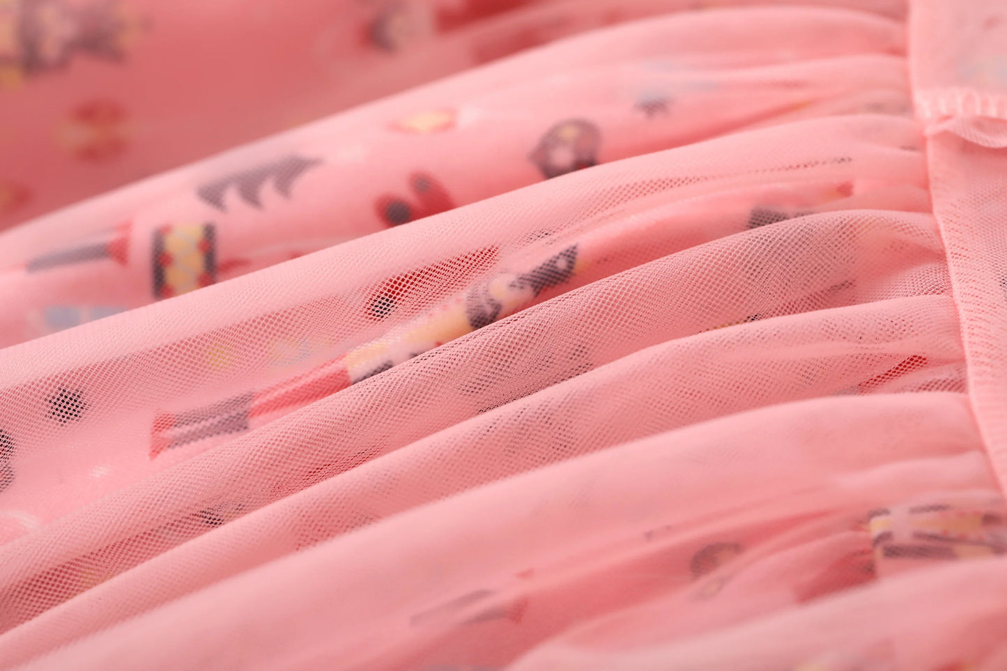 Nutcracker-Print Layered Dress